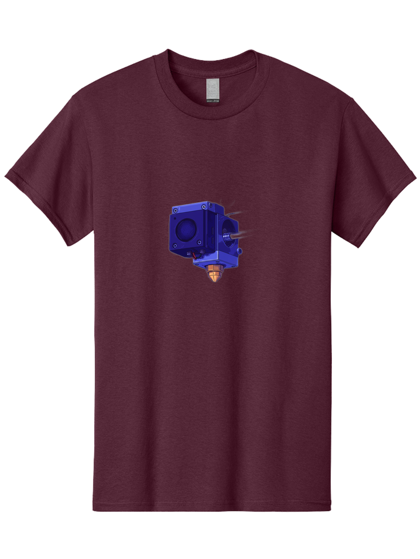 3D-Printer-Nozzle Men'S Graphic Tee, 100% Cotton, Comfortable Casual Summer Wear, Machine Washable, 3D Printing Technology, Extruder Head, 3D Modeling, Additive Manufacturing, Digital Fabrication, Rapid Prototyping, Innovative Design Baa046 13