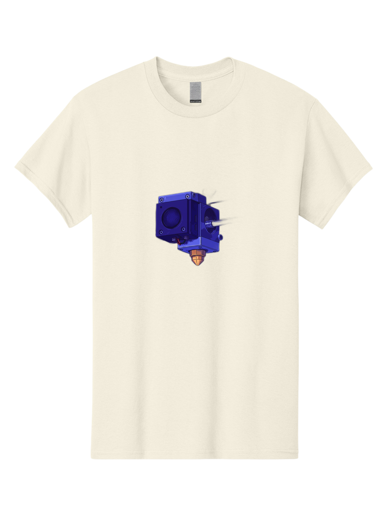 3D-Printer-Nozzle Men'S Graphic Tee, 100% Cotton, Comfortable Casual Summer Wear, Machine Washable, 3D Printing Technology, Extruder Head, 3D Modeling, Additive Manufacturing, Digital Fabrication, Rapid Prototyping, Innovative Design Baa046 23