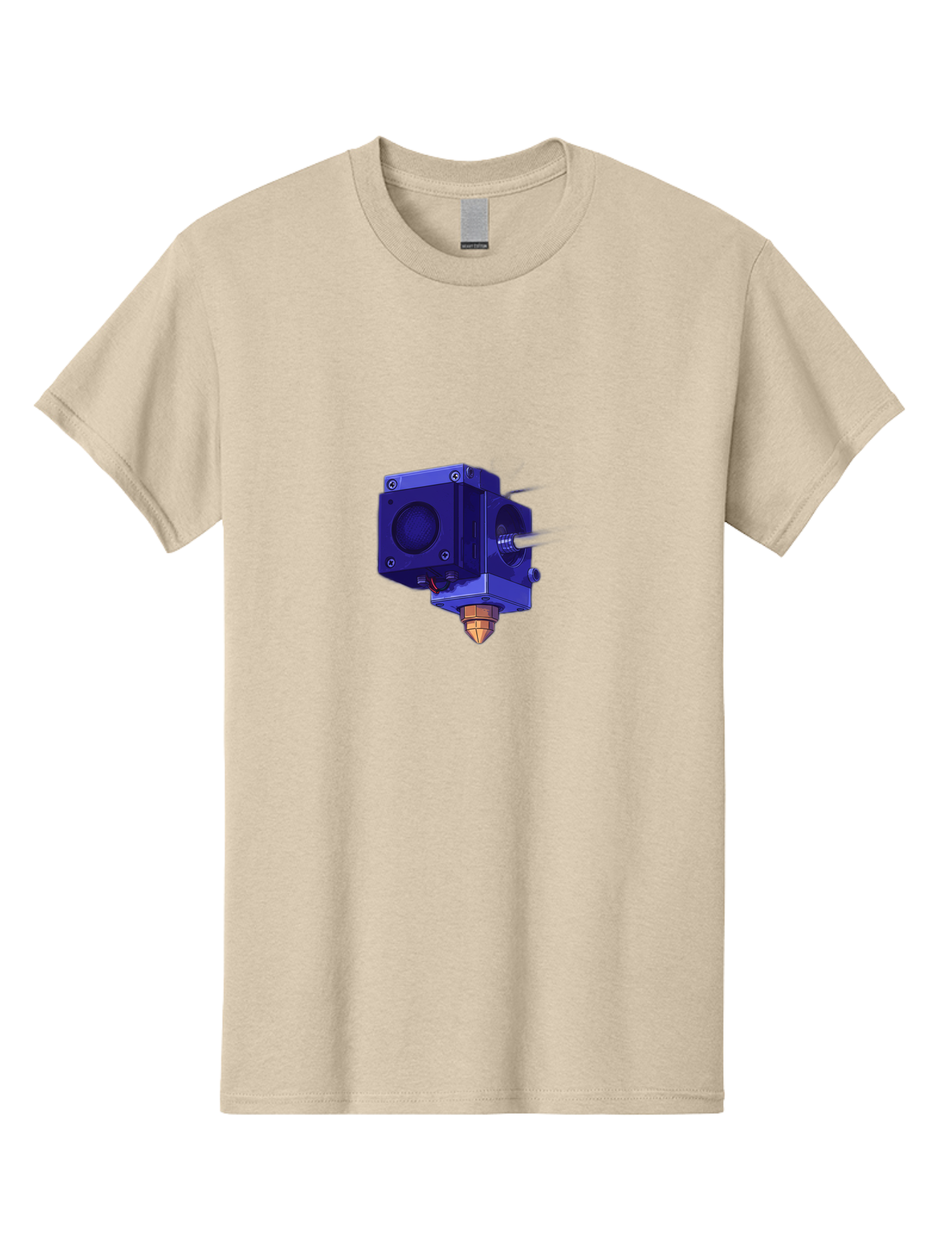 3D-Printer-Nozzle Men'S Graphic Tee, 100% Cotton, Comfortable Casual Summer Wear, Machine Washable, 3D Printing Technology, Extruder Head, 3D Modeling, Additive Manufacturing, Digital Fabrication, Rapid Prototyping, Innovative Design Baa046 29