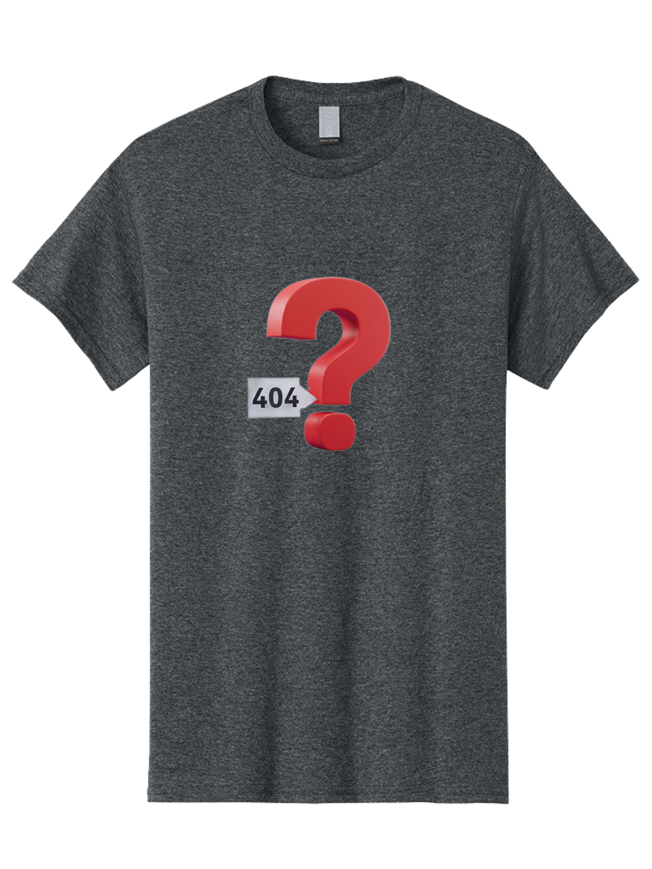 404-2 Men'S Graphic Tee, 100% Cotton, Comfortable Casual Summer Wear, Machine Washable, Error Message, Page Not Found, 404 Number, Question Mark, Digital Glitch, Website Error, Technical Issue, Problem Solving, Troubleshooting Baa059 19