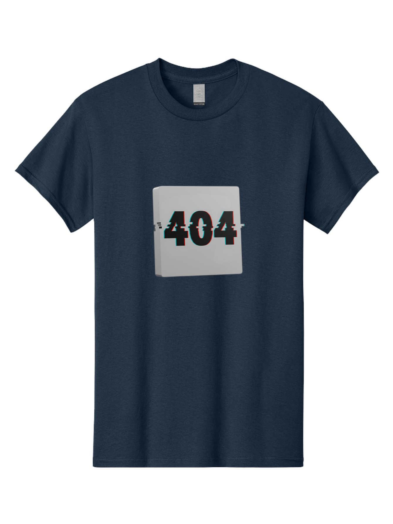 404-7 Men'S Graphic Tee, 100% Cotton, Comfortable Casual Summer Wear, Machine Washable, 404 Error, Page Not Found, Digital Glitch, Distorted Text, Error Message, Broken Link, Website Issue, Technical Problem, Online Error Baa064 26