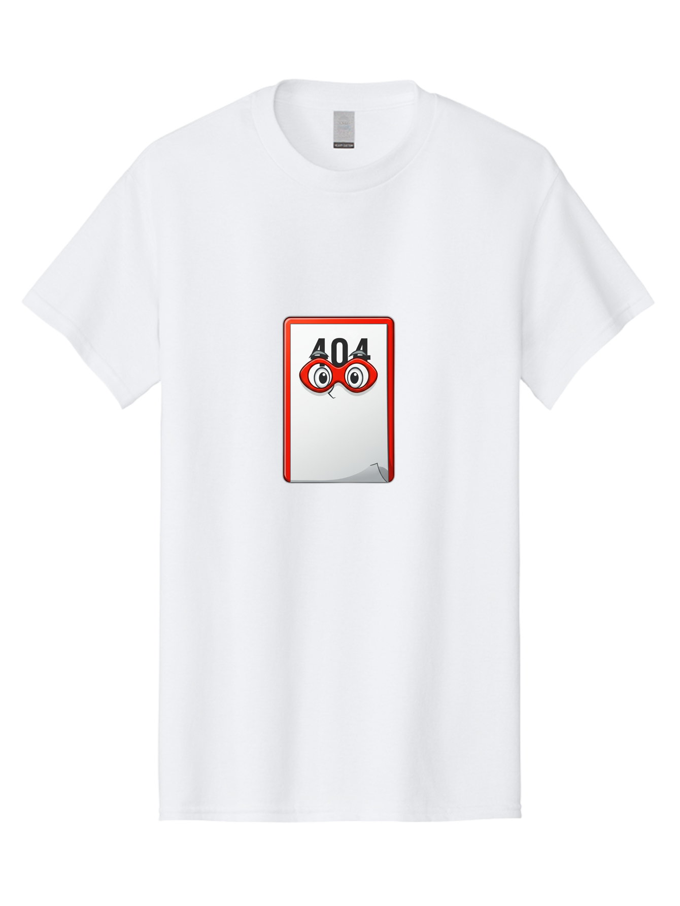 404-Error-Page-1 Men'S Graphic Tee, 100% Cotton, Comfortable Casual Summer Wear, Machine Washable, Error Page Not Found, 404 Error, Web Page Error, Page Not Found, Cartoon Illustration, Red Glasses, Website Error, Web Development Baa088 23