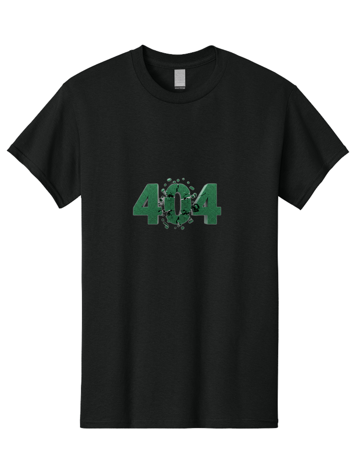 404-Error Men'S Graphic Tee, 100% Cotton, Comfortable Casual Summer Wear, Machine Washable, 404 Error, Broken Link, Page Not Found, Crushed Numbers, Broken Text, Error Message, Website Glitch, Broken Webpage Baa093 27