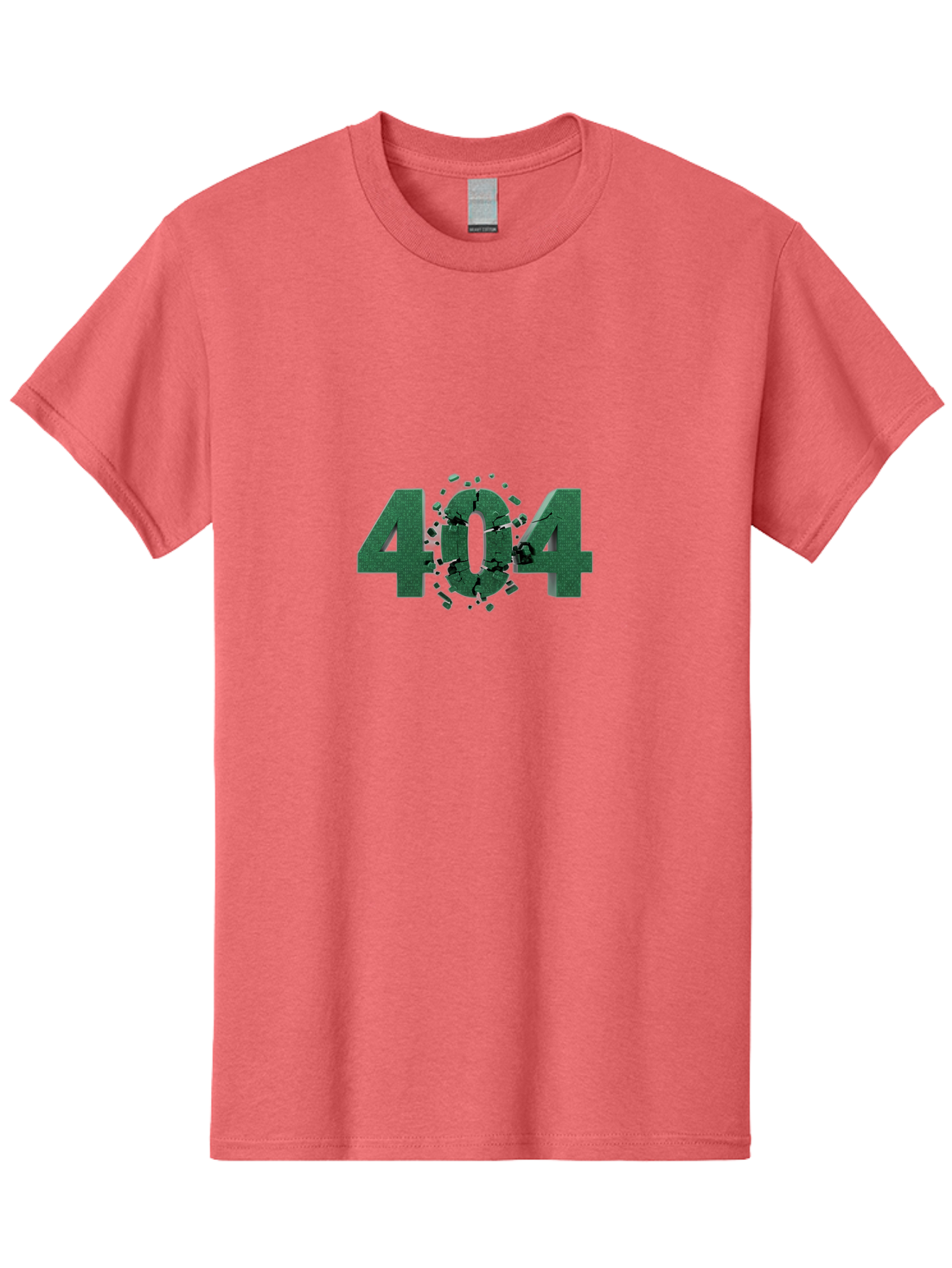 404-Error Men'S Graphic Tee, 100% Cotton, Comfortable Casual Summer Wear, Machine Washable, 404 Error, Broken Link, Page Not Found, Crushed Numbers, Broken Text, Error Message, Website Glitch, Broken Webpage Baa093 9