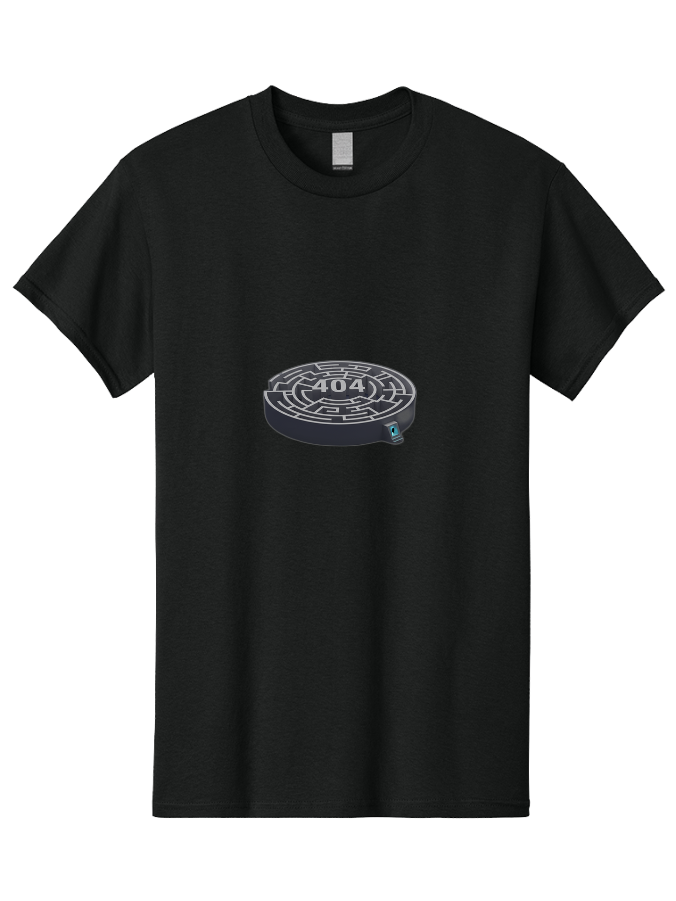 404-Maze Men'S Graphic Tee, 100% Cotton, Comfortable Casual Summer Wear, Machine Washable, Error Page, 404 Maze, Lost In Cyberspace, Digital Labyrinth, Website Error, Broken Link, Navigation Issue, Problem Solving, Online Glitch, Baa096 9