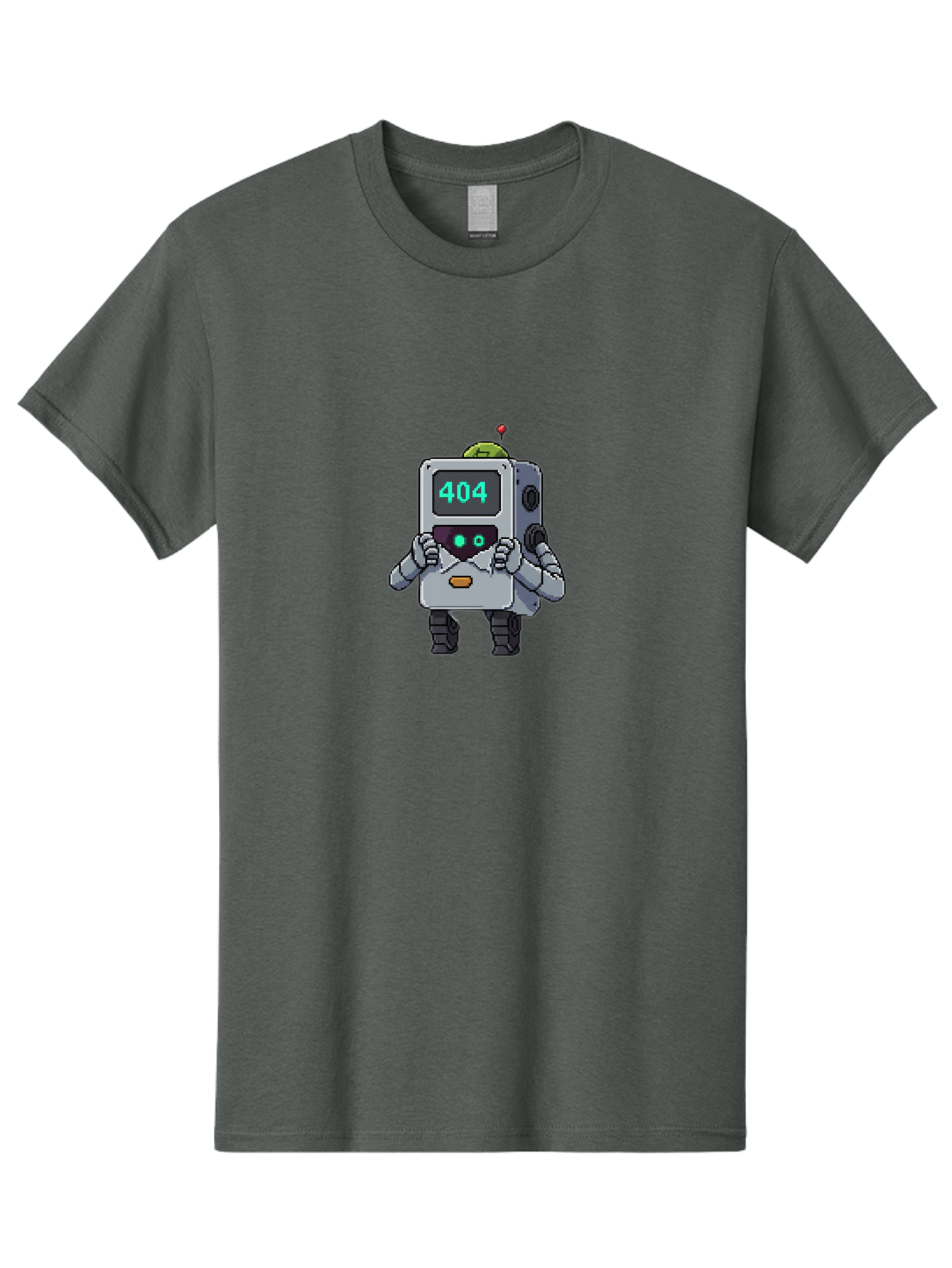 404-Robot-1 Men'S Graphic Tee, 100% Cotton, Comfortable Casual Summer Wear, Machine Washable, Robot With 404 Error Message, Error Page, Broken Link, Page Not Found, Malfunctioning Robot, Cartoon Style, Digital Art, Futuristic Design, Baa106 5