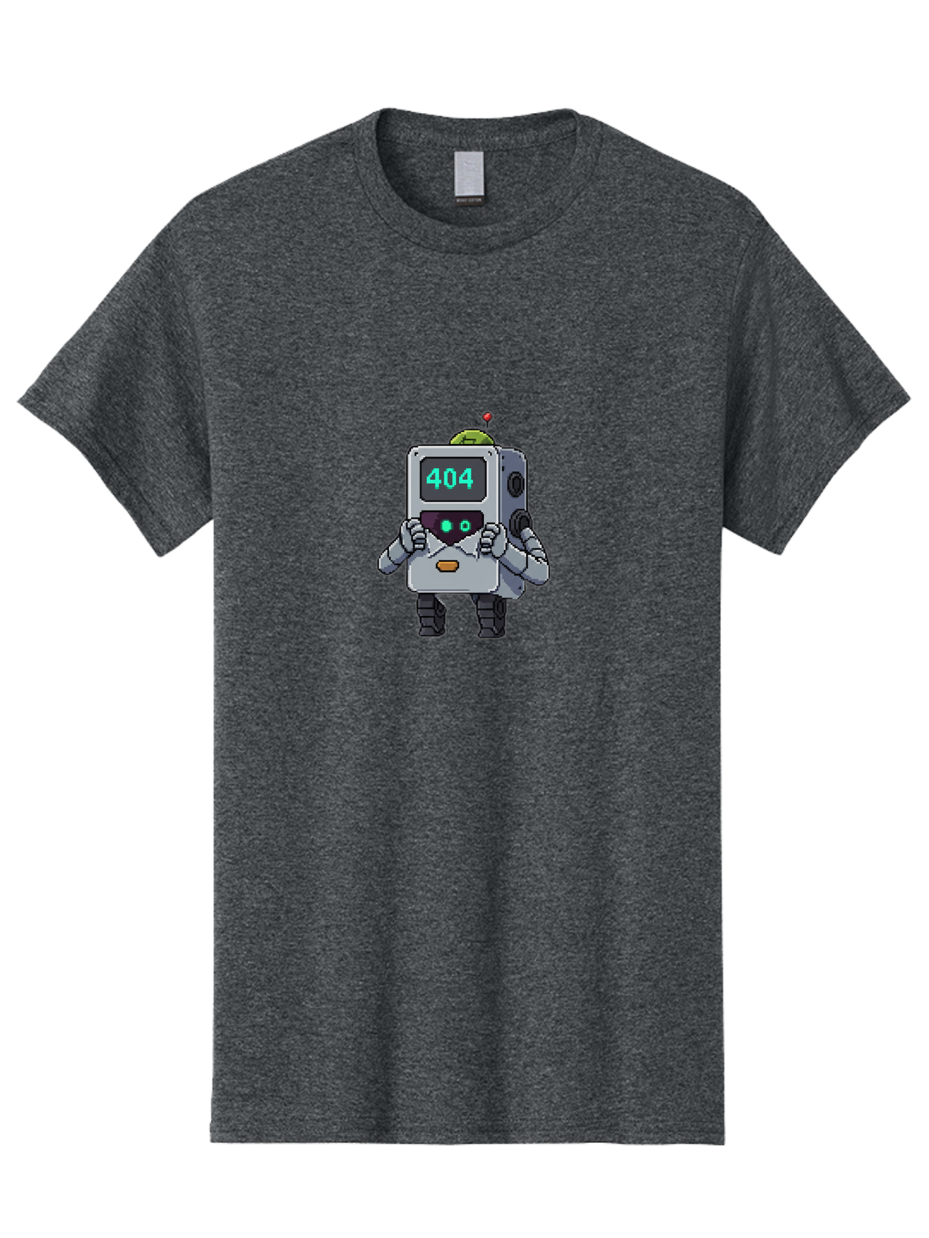 404-Robot-1 Men'S Graphic Tee, 100% Cotton, Comfortable Casual Summer Wear, Machine Washable, Robot With 404 Error Message, Error Page, Broken Link, Page Not Found, Malfunctioning Robot, Cartoon Style, Digital Art, Futuristic Design, Baa106 17
