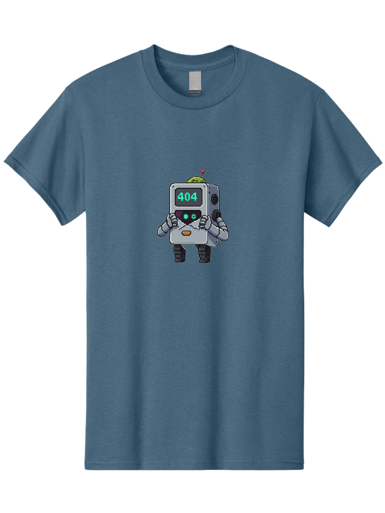 404-Robot-1 Men'S Graphic Tee, 100% Cotton, Comfortable Casual Summer Wear, Machine Washable, Robot With 404 Error Message, Error Page, Broken Link, Page Not Found, Malfunctioning Robot, Cartoon Style, Digital Art, Futuristic Design, Baa106 7