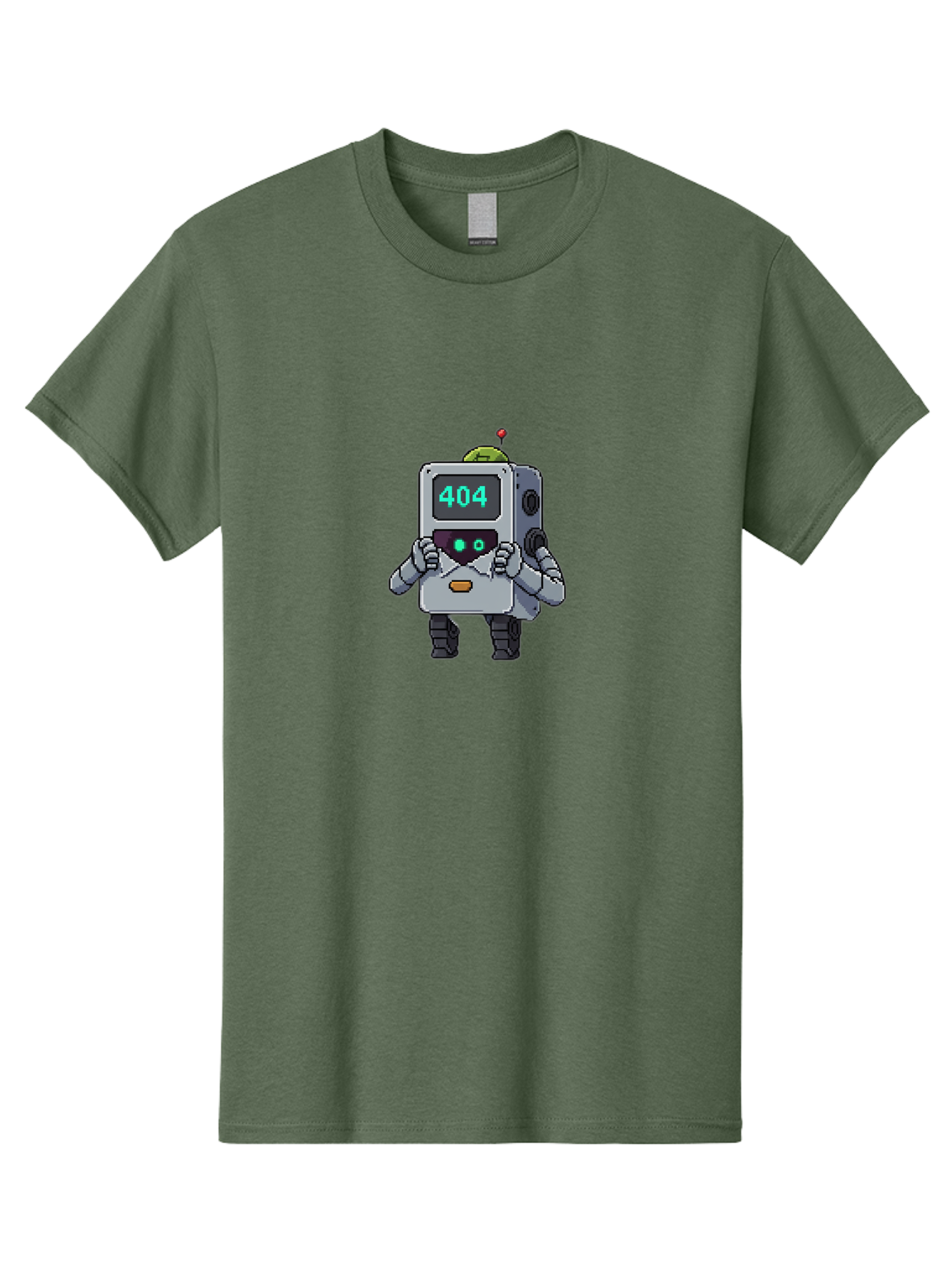 404-Robot-1 Men'S Graphic Tee, 100% Cotton, Comfortable Casual Summer Wear, Machine Washable, Robot With 404 Error Message, Error Page, Broken Link, Page Not Found, Malfunctioning Robot, Cartoon Style, Digital Art, Futuristic Design, Baa106 19
