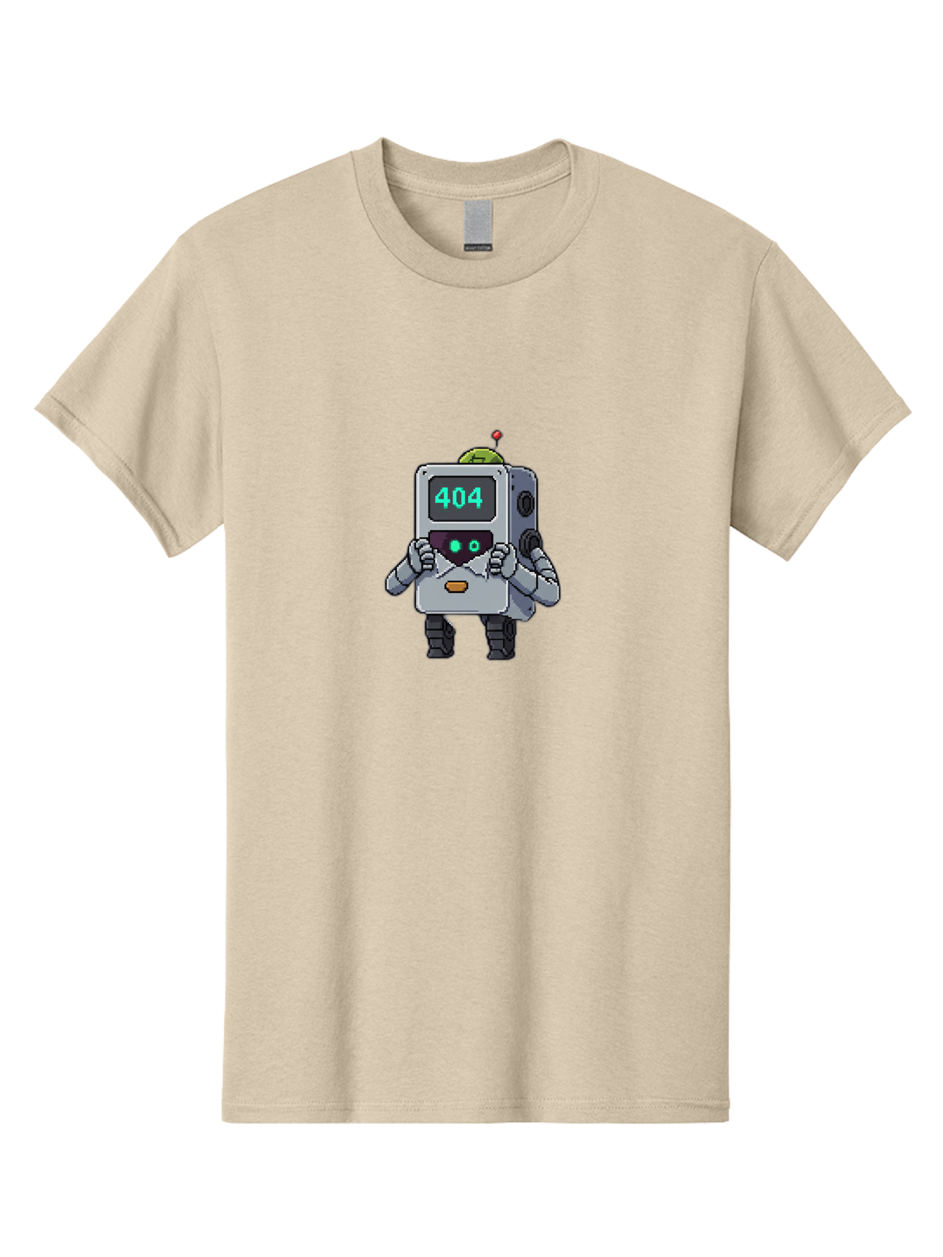 404-Robot-1 Men'S Graphic Tee, 100% Cotton, Comfortable Casual Summer Wear, Machine Washable, Robot With 404 Error Message, Error Page, Broken Link, Page Not Found, Malfunctioning Robot, Cartoon Style, Digital Art, Futuristic Design, Baa106 9