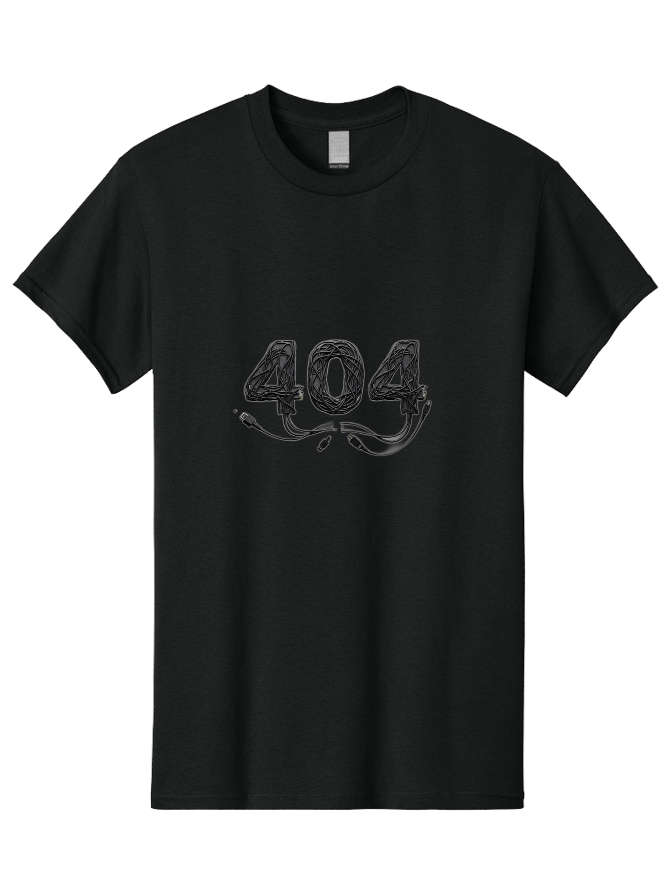 404 Men'S Graphic Tee, 100% Cotton, Comfortable Casual Summer Wear, Machine Washable, 404 Error, Tangled Wires, Cable Mess, Connectivity Issue, Network Problem, Error Message, Digital Glitch, Technology Failure Baa113 23