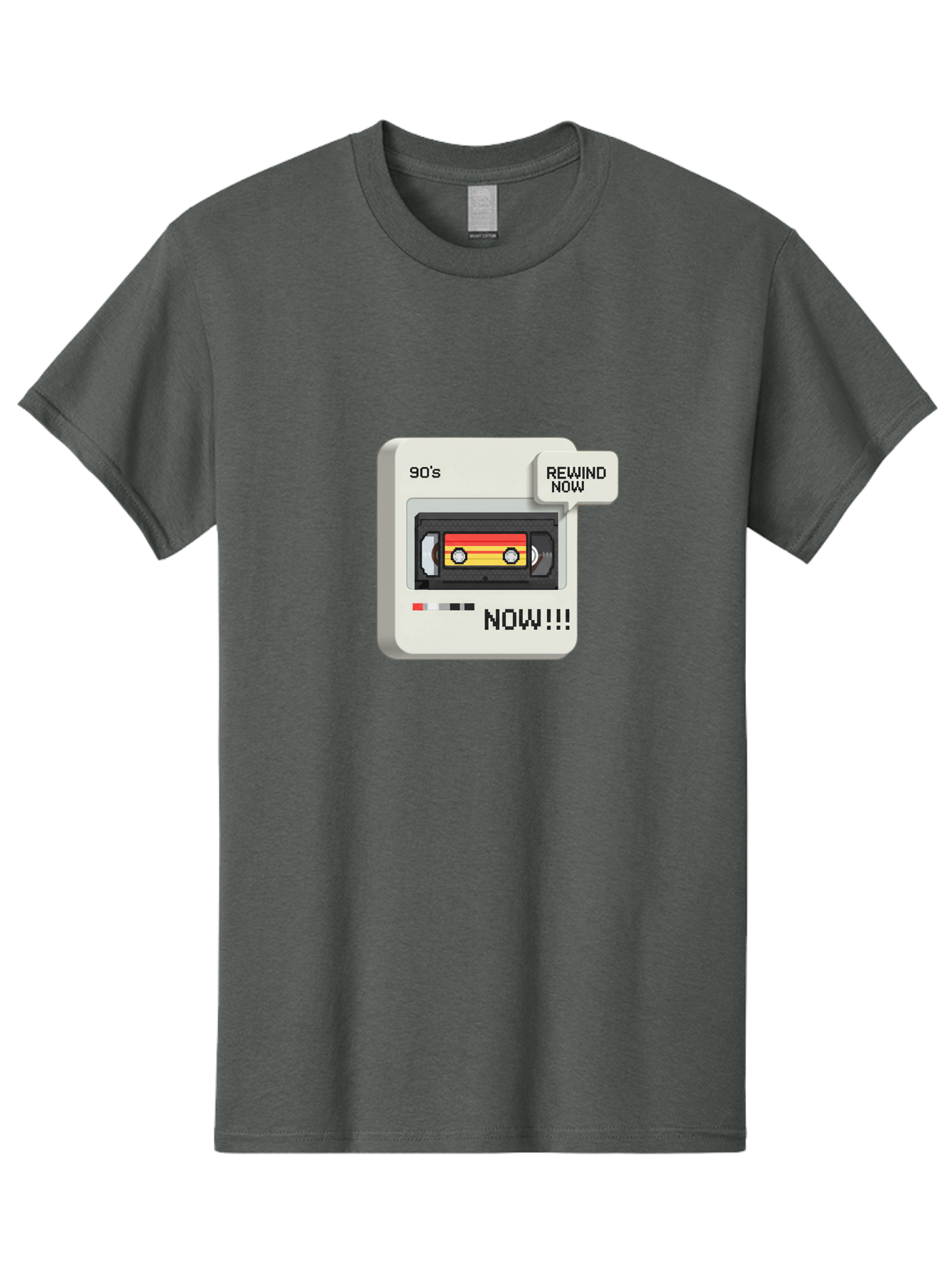 90-S-Rewind Men'S Graphic Tee, 100% Cotton, Comfortable Casual Summer Wear, Machine Washable, Retro Cassette Tape, 90'S Nostalgia, Rewind Now, Vintage Music, Nostalgic Vibes, Retro Technology, Old School Audio, Cassette Player Baa121 3