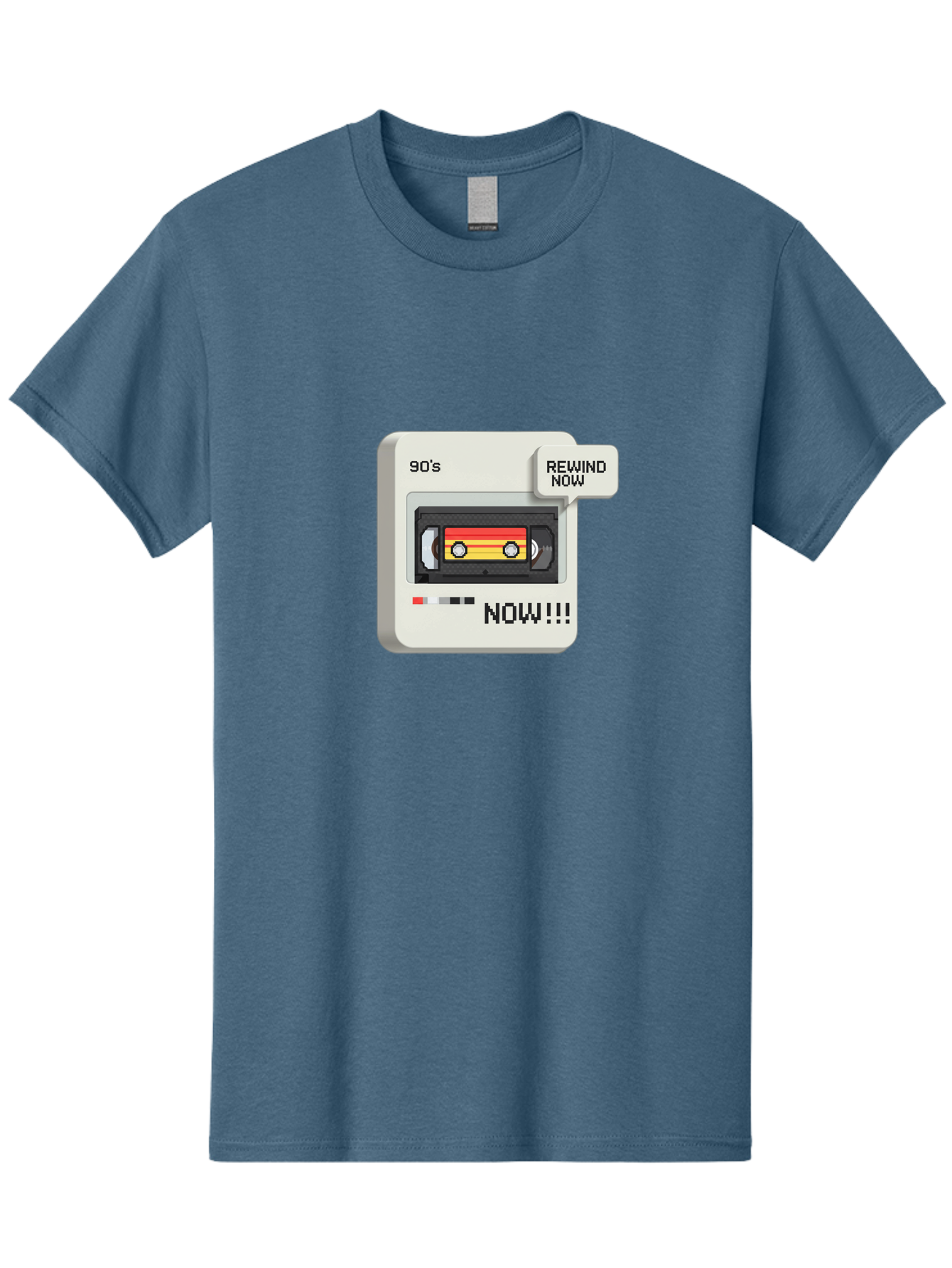 90-S-Rewind Men'S Graphic Tee, 100% Cotton, Comfortable Casual Summer Wear, Machine Washable, Retro Cassette Tape, 90'S Nostalgia, Rewind Now, Vintage Music, Nostalgic Vibes, Retro Technology, Old School Audio, Cassette Player Baa121 19