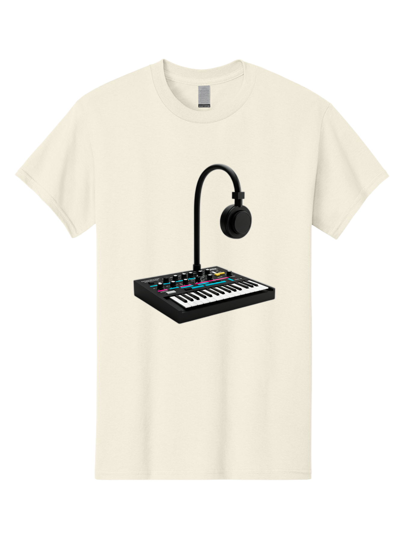 Arturia-Minilab-Mkii Men'S Graphic Tee, 100% Cotton, Comfortable Casual Summer Wear, Machine Washable, Korg Minilogue Synthesizer, Electronic Music Production, Sound Design, Music Creation, Audio Equipment, Midi Controller, Music Gear, Baa140 1