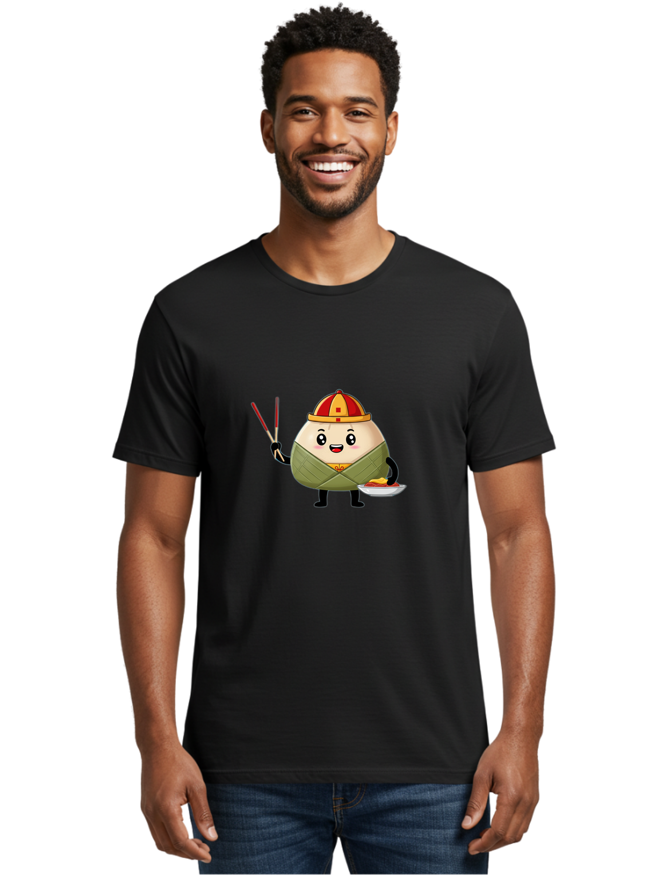 Banh-Chung Men'S Graphic Tee, 100% Cotton, Comfortable Casual Summer Wear, Machine Washable, Vietnamese Traditional Food, Bánh Ch?ng, Rice Cake, Festive Dish, Cultural Heritage, Tet Celebration, Asian Cuisine, Traditional Recipe Baa151 10