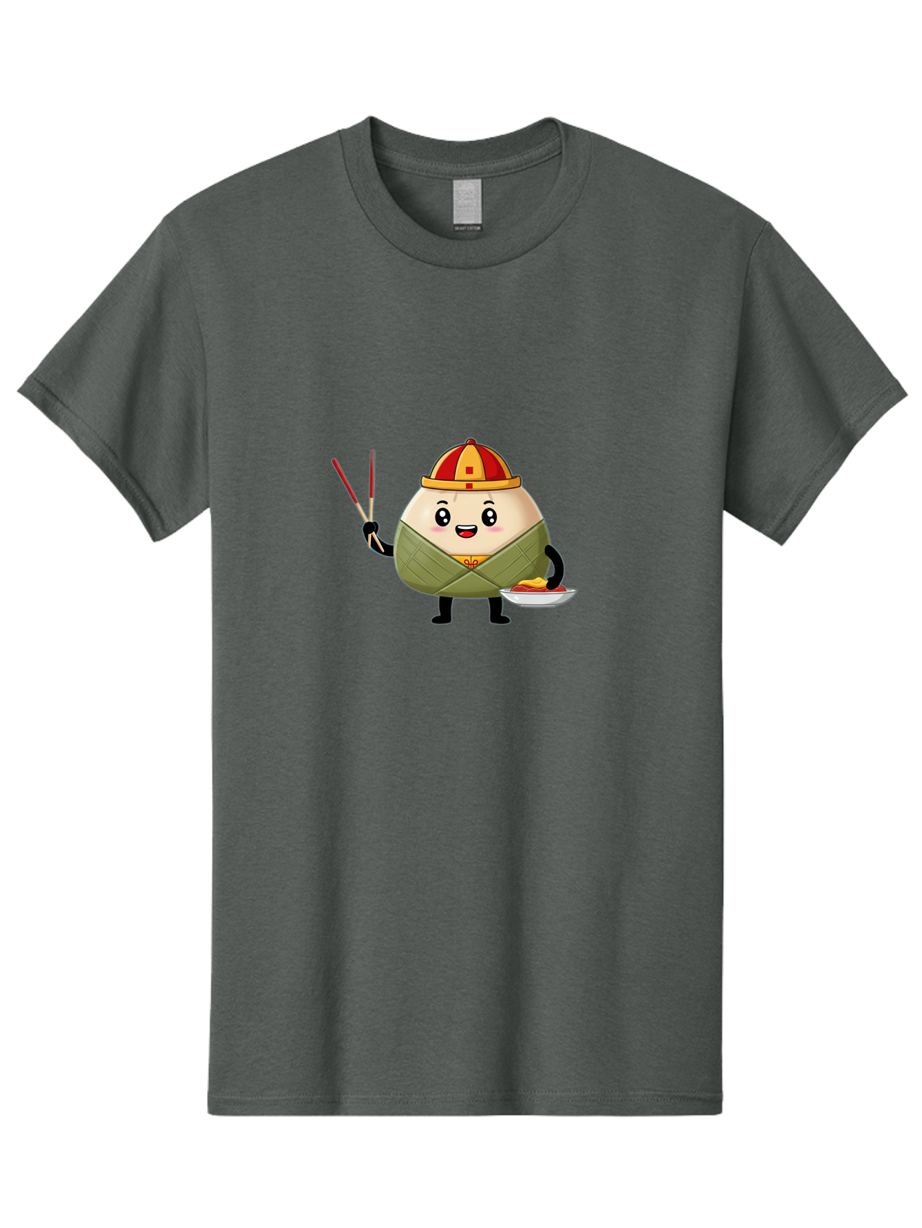 Banh-Chung Men'S Graphic Tee, 100% Cotton, Comfortable Casual Summer Wear, Machine Washable, Vietnamese Traditional Food, Bánh Ch?ng, Rice Cake, Festive Dish, Cultural Heritage, Tet Celebration, Asian Cuisine, Traditional Recipe Baa151 7