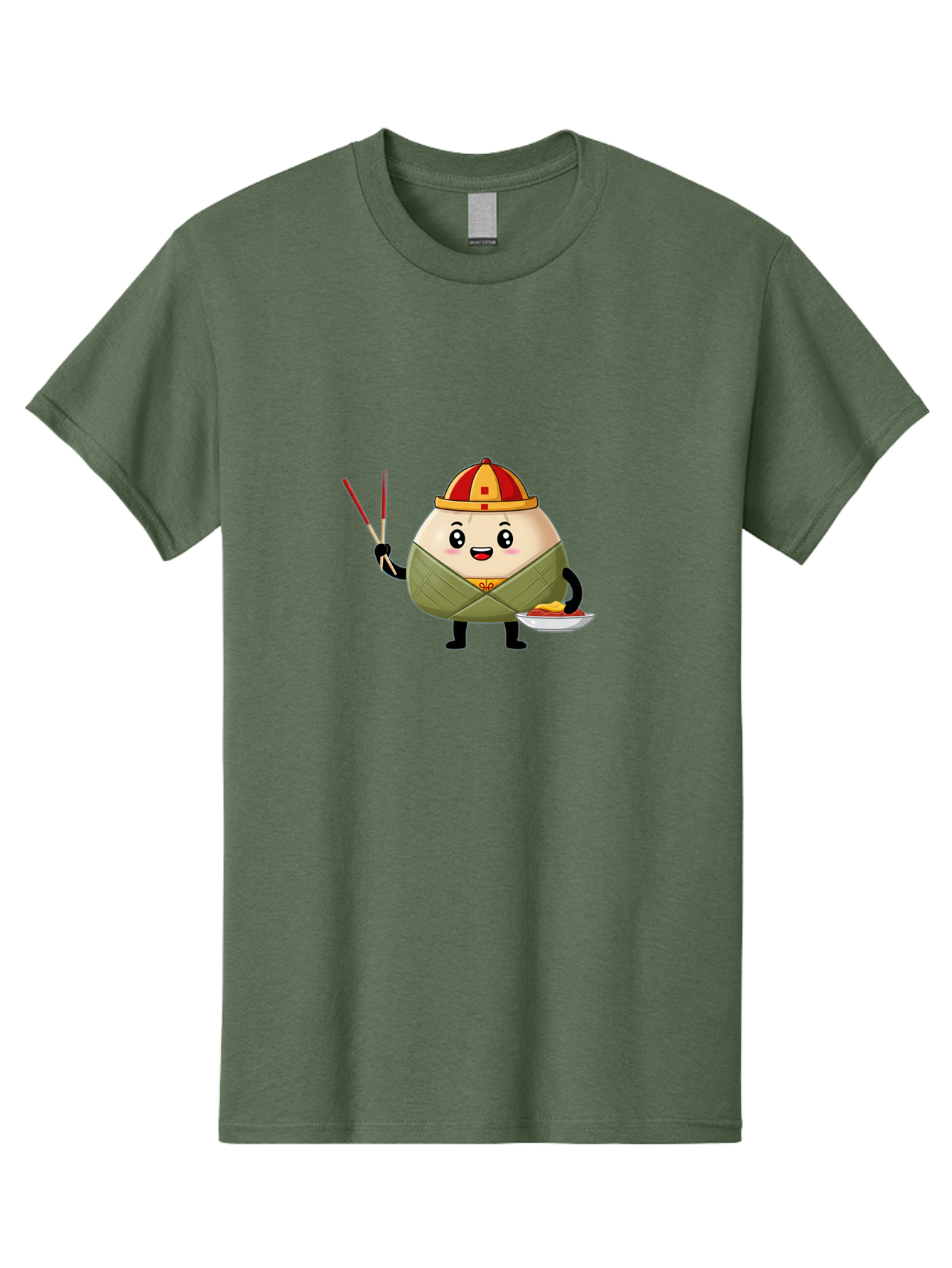 Banh-Chung Men'S Graphic Tee, 100% Cotton, Comfortable Casual Summer Wear, Machine Washable, Vietnamese Traditional Food, Bánh Ch?ng, Rice Cake, Festive Dish, Cultural Heritage, Tet Celebration, Asian Cuisine, Traditional Recipe Baa151 3