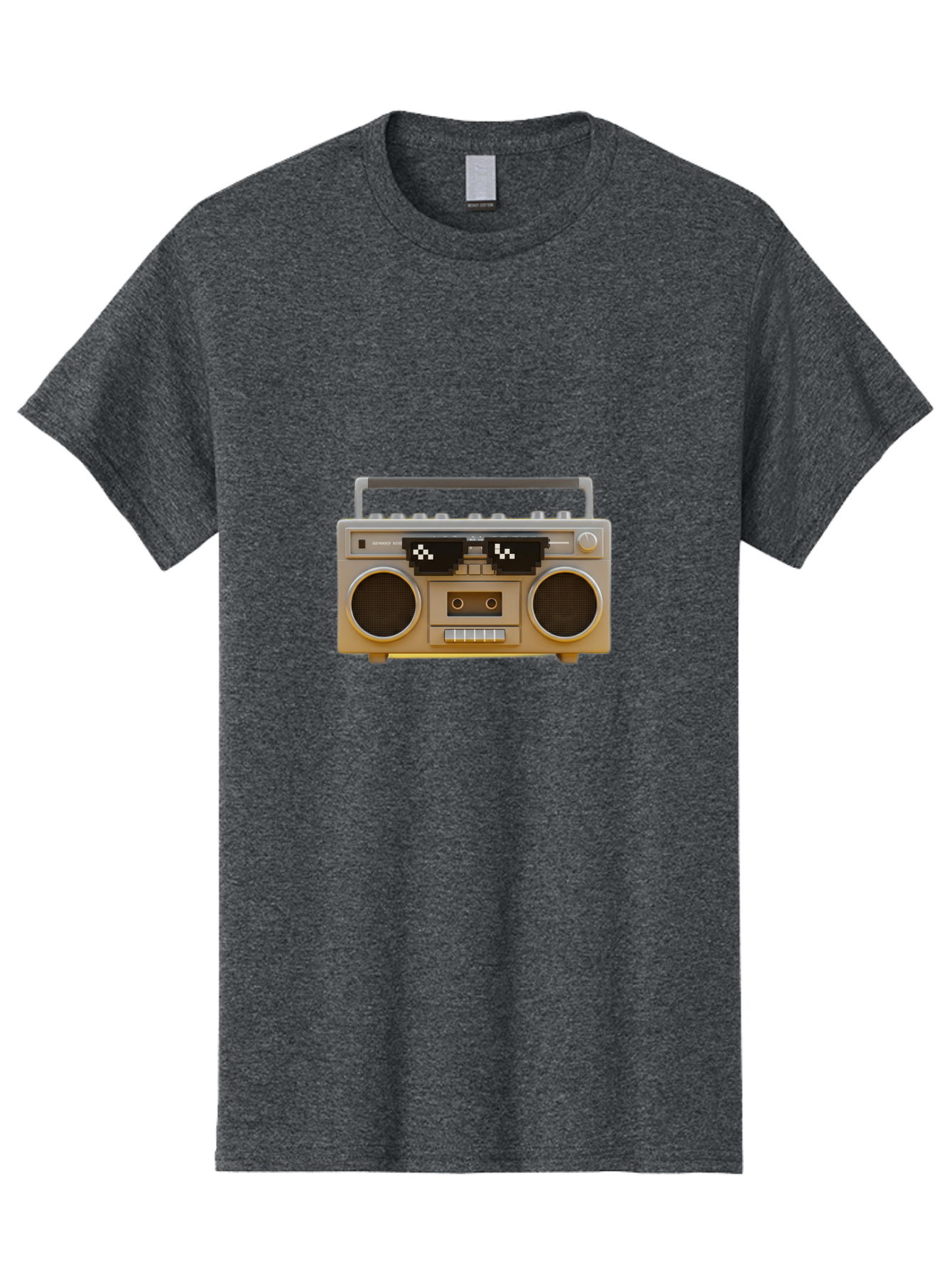 Boombox-2 Men'S Graphic Tee, 100% Cotton, Comfortable Casual Summer Wear, Machine Washable, Retro Boombox, Cassette Player, 80S Music, Vintage Electronics, Portable Music Player, Nostalgic Tech, Pixel Art, Cassette Tape Baa183 27