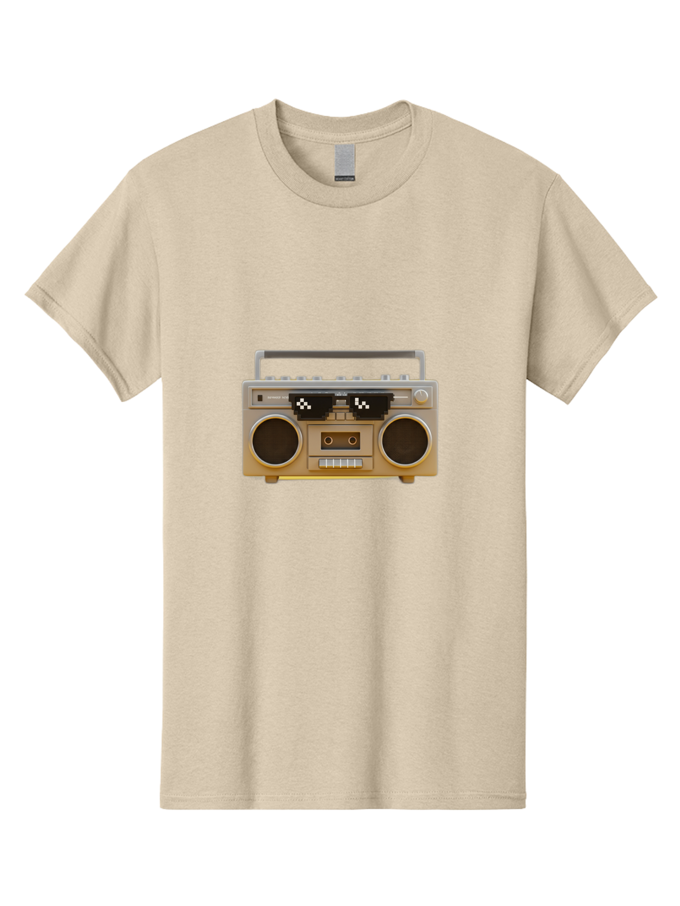 Boombox-2 Men'S Graphic Tee, 100% Cotton, Comfortable Casual Summer Wear, Machine Washable, Retro Boombox, Cassette Player, 80S Music, Vintage Electronics, Portable Music Player, Nostalgic Tech, Pixel Art, Cassette Tape Baa183 13
