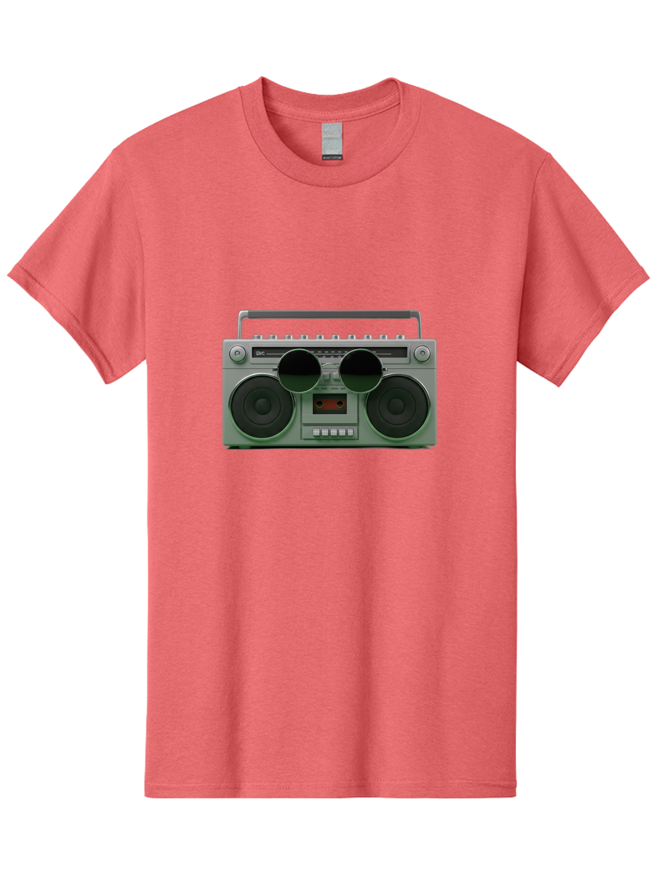 Boombox-3 Men'S Graphic Tee, 100% Cotton, Comfortable Casual Summer Wear, Machine Washable, Retro Boombox, Vintage Audio Equipment, Cassette Player, Portable Music, Nostalgic Technology, Retro Music Player, 80S Music Gear, Baa184 17