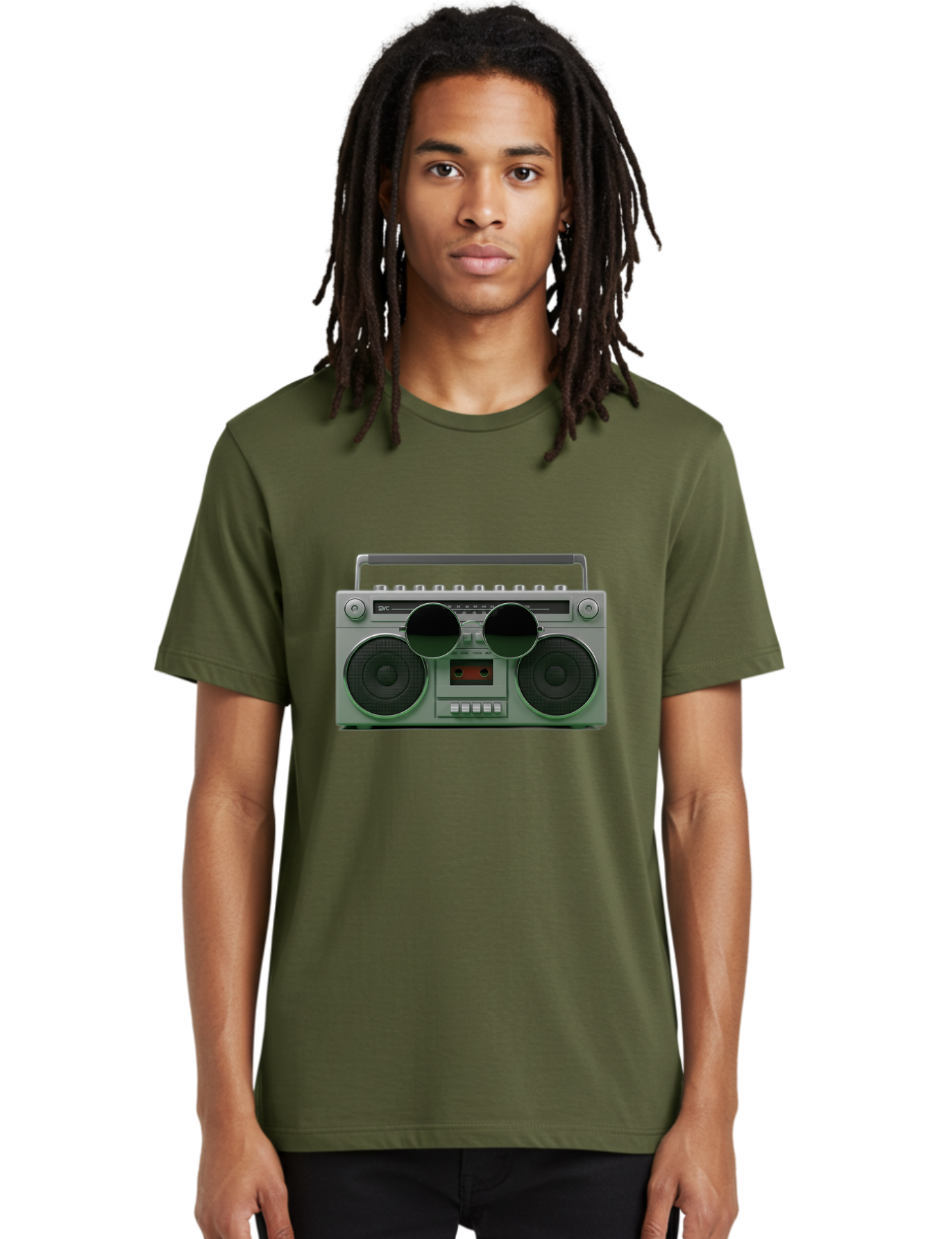 Boombox-3 Men'S Graphic Tee, 100% Cotton, Comfortable Casual Summer Wear, Machine Washable, Retro Boombox, Vintage Audio Equipment, Cassette Player, Portable Music, Nostalgic Technology, Retro Music Player, 80S Music Gear, Baa184 12