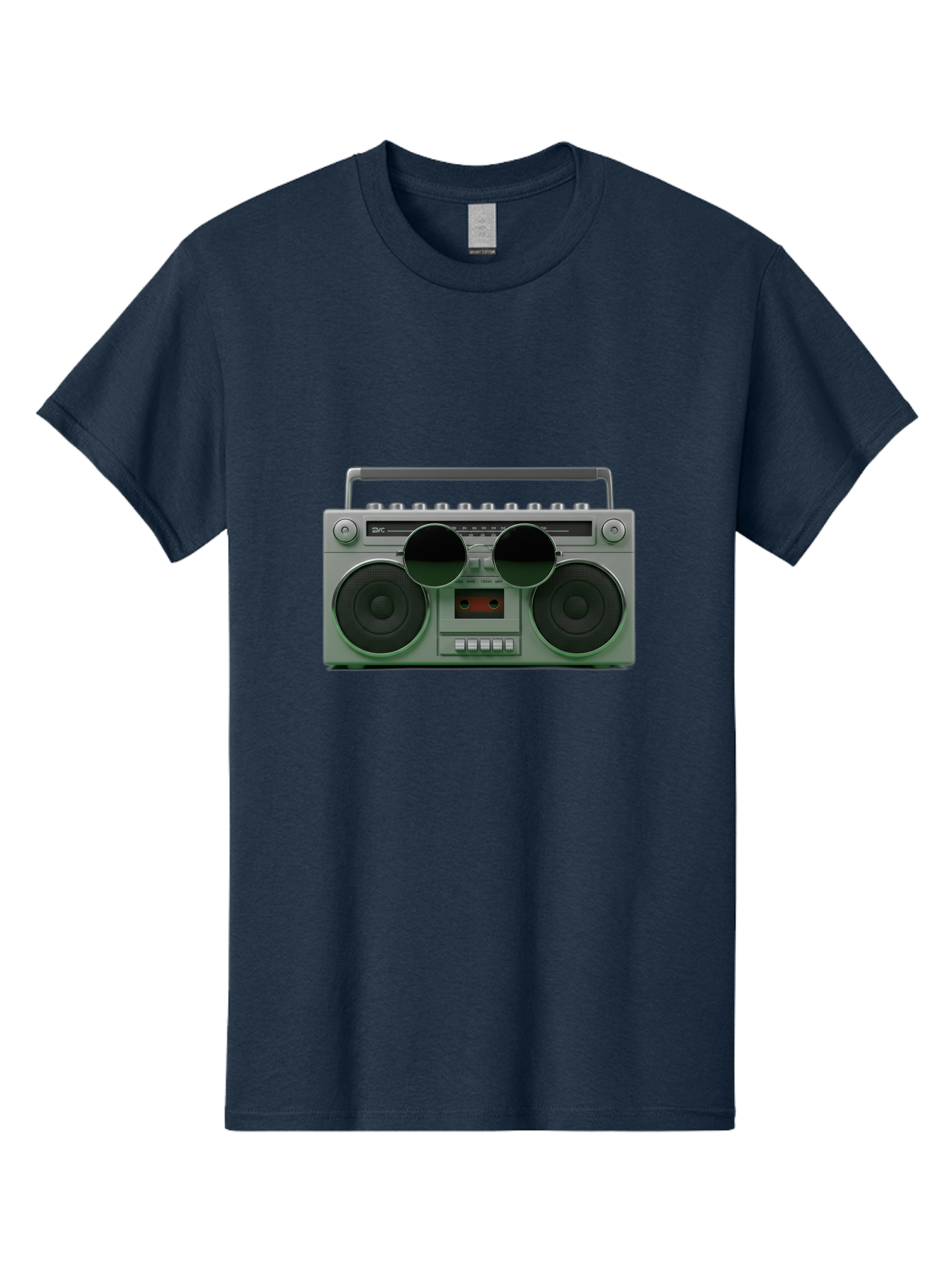 Boombox-3 Men'S Graphic Tee, 100% Cotton, Comfortable Casual Summer Wear, Machine Washable, Retro Boombox, Vintage Audio Equipment, Cassette Player, Portable Music, Nostalgic Technology, Retro Music Player, 80S Music Gear, Baa184 19