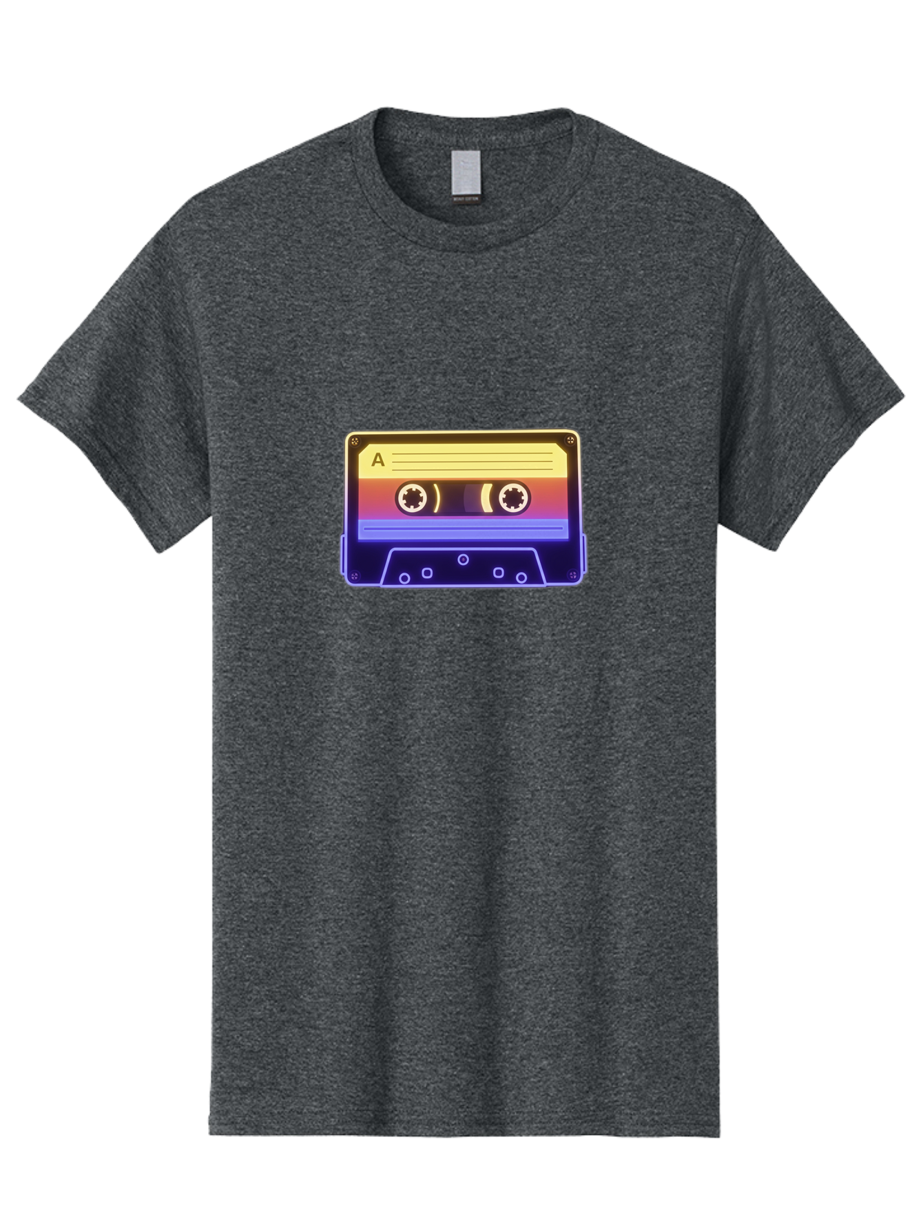 Cassette-Tape-A-1 Men'S Graphic Tee, 100% Cotton, Comfortable Casual Summer Wear, Machine Washable, Retro Cassette Tape, Vintage Music, Nostalgic Technology, 80S And 90S Memorabilia, Mixtape, Cassette Player, Retro Audio Baa265 7