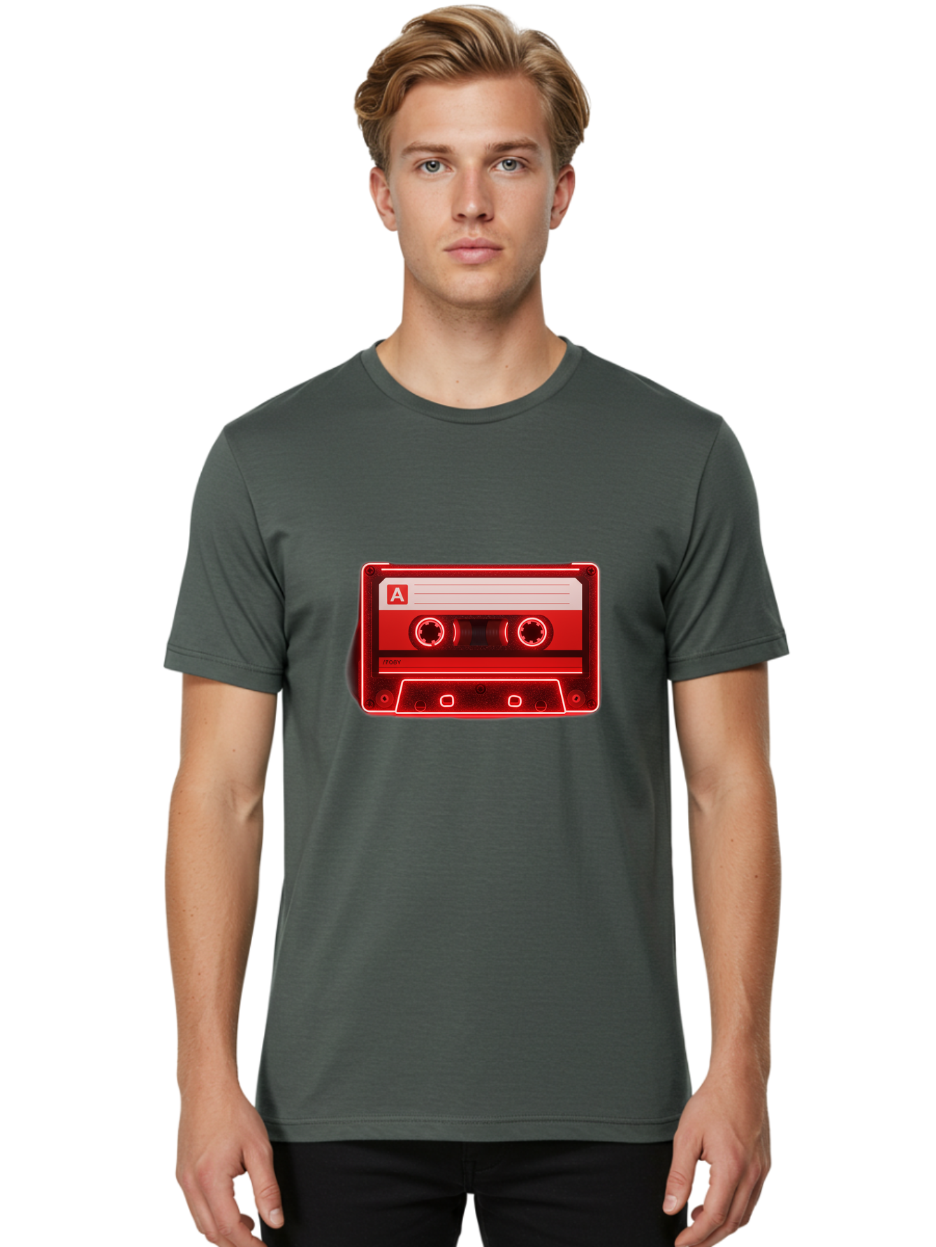 Cassette-Tape-A-2 Men'S Graphic Tee, 100% Cotton, Comfortable Casual Summer Wear, Machine Washable, Retro Cassette Tape, Mix Tape, Nostalgic Music, Vintage Audio, Retro Technology, Classic Music Format, Compact Cassette Baa266 12