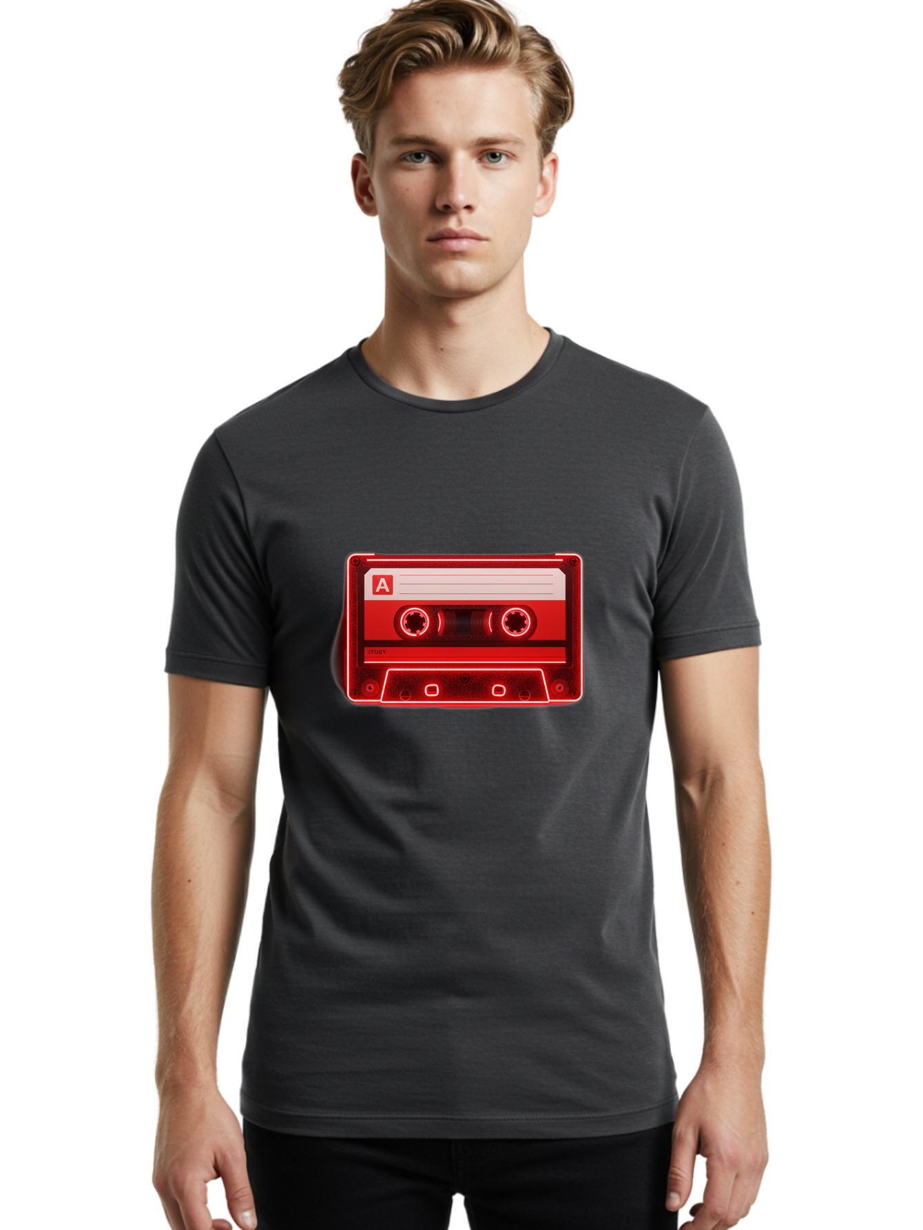 Cassette-Tape-A-2 Men'S Graphic Tee, 100% Cotton, Comfortable Casual Summer Wear, Machine Washable, Retro Cassette Tape, Mix Tape, Nostalgic Music, Vintage Audio, Retro Technology, Classic Music Format, Compact Cassette Baa266 14