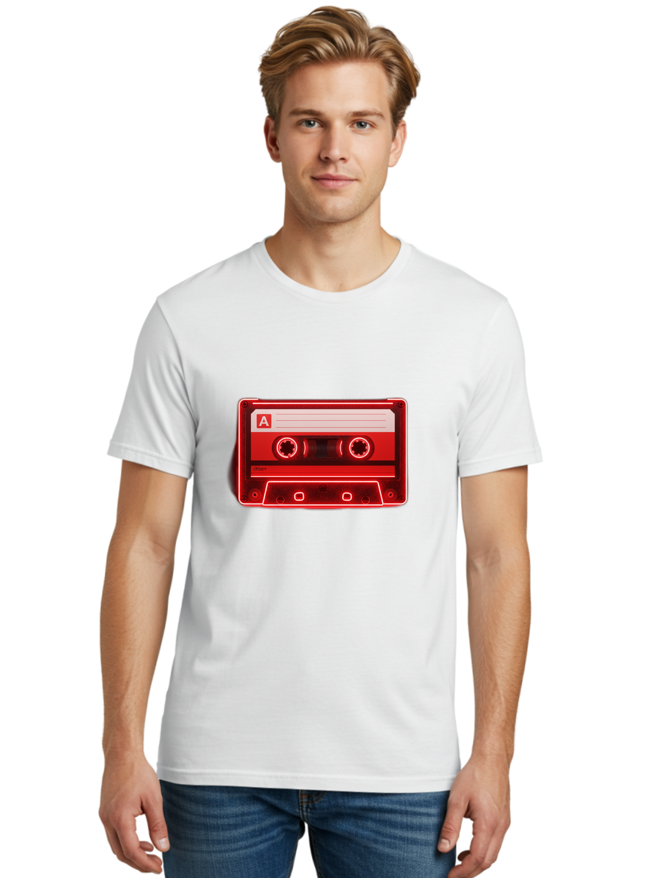 Cassette-Tape-A-2 Men'S Graphic Tee, 100% Cotton, Comfortable Casual Summer Wear, Machine Washable, Retro Cassette Tape, Mix Tape, Nostalgic Music, Vintage Audio, Retro Technology, Classic Music Format, Compact Cassette Baa266 16