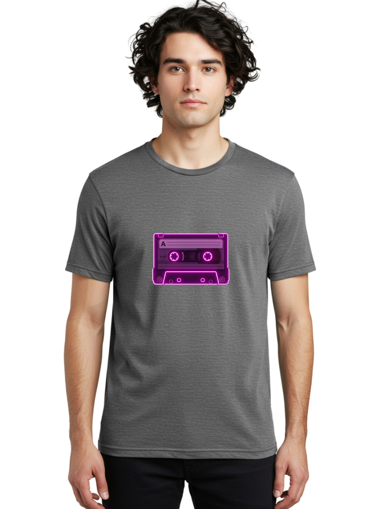 Cassette-Tape-A-3 Men'S Graphic Tee, 100% Cotton, Comfortable Casual Summer Wear, Machine Washable, Cassette Tape, Retro Music, Vintage Technology, Nostalgic Feel, Music Format, Analog Sound, Side A Baa267 20