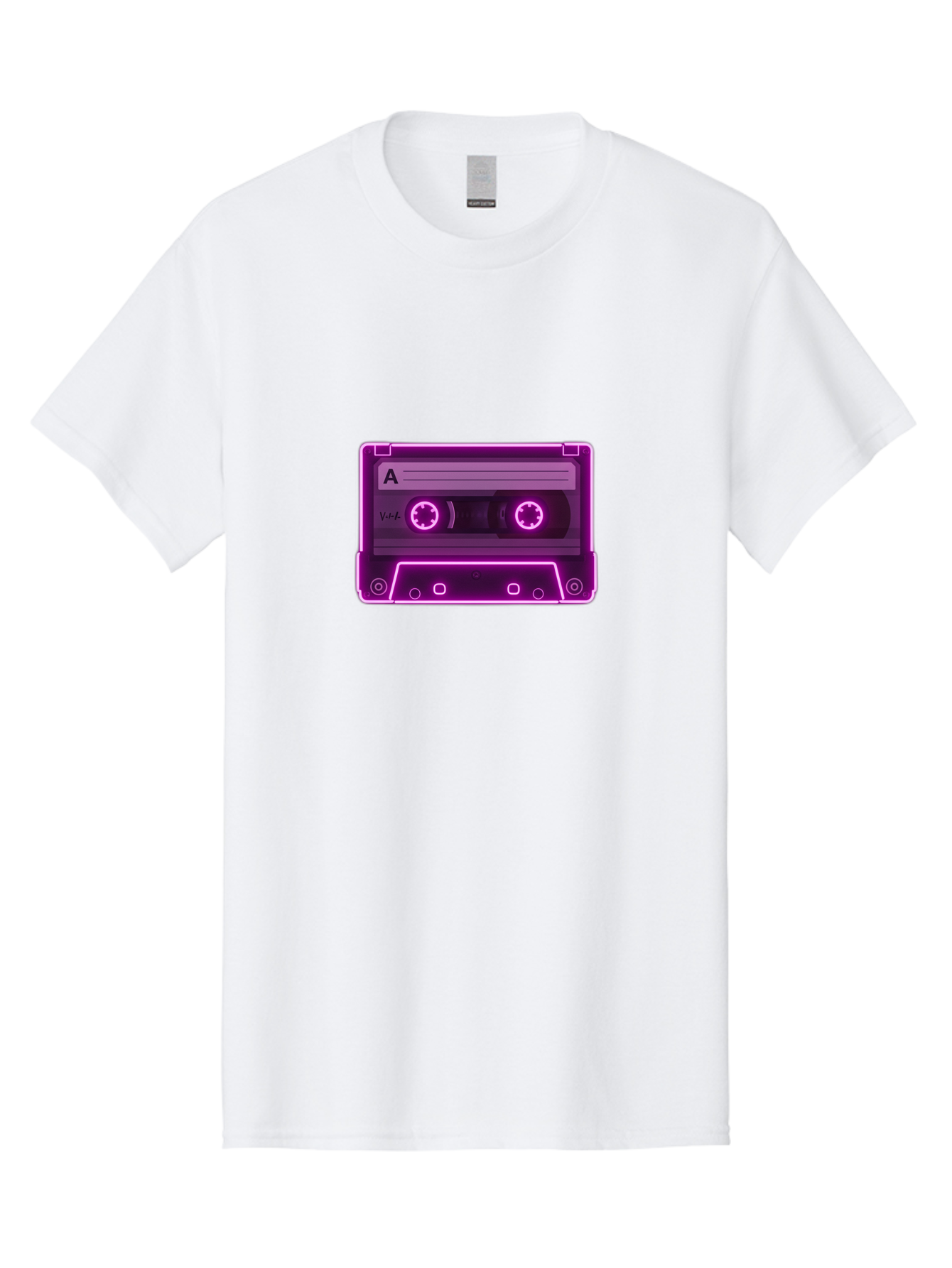 Cassette-Tape-A-3 Men'S Graphic Tee, 100% Cotton, Comfortable Casual Summer Wear, Machine Washable, Cassette Tape, Retro Music, Vintage Technology, Nostalgic Feel, Music Format, Analog Sound, Side A Baa267 21