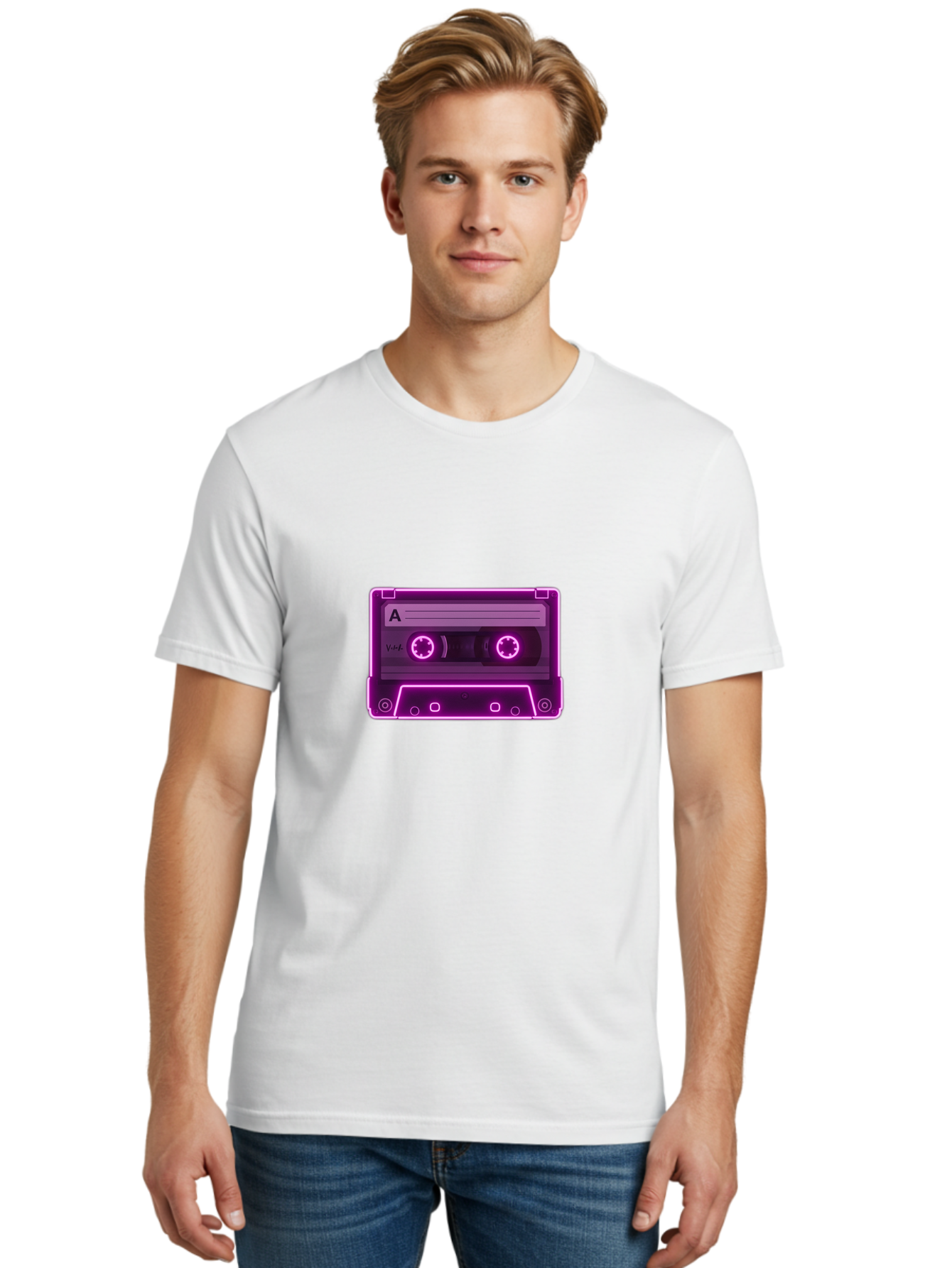 Cassette-Tape-A-3 Men'S Graphic Tee, 100% Cotton, Comfortable Casual Summer Wear, Machine Washable, Cassette Tape, Retro Music, Vintage Technology, Nostalgic Feel, Music Format, Analog Sound, Side A Baa267 22