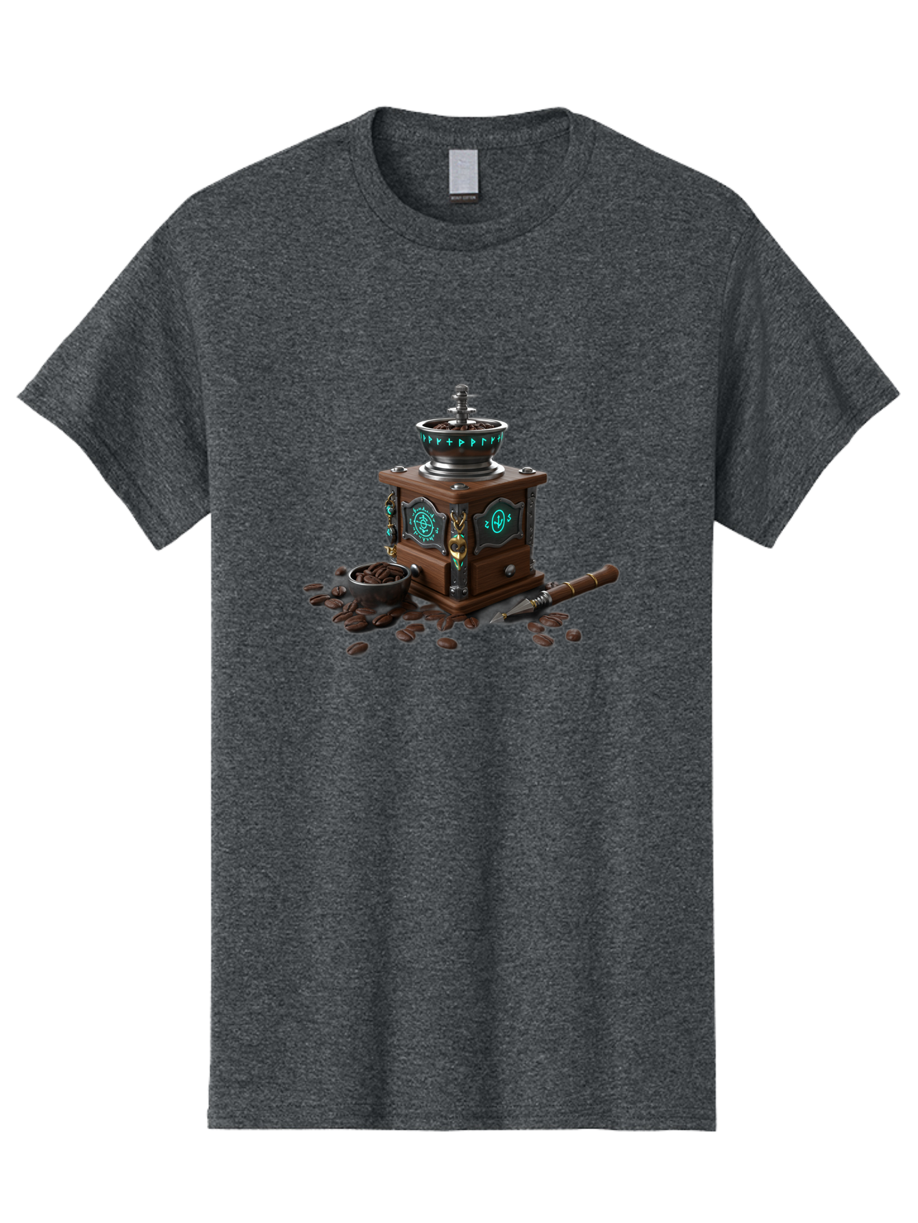 Coffee-Grinder-3 Men'S Graphic Tee, 100% Cotton, Comfortable Casual Summer Wear, Machine Washable, Coffee Grinder, Wooden Coffee Grinder, Coffee Beans, Vintage Coffee, Manual Grinder, Coffee Lovers, Coffee Roasting, Coffee Grinding, Baa373 25