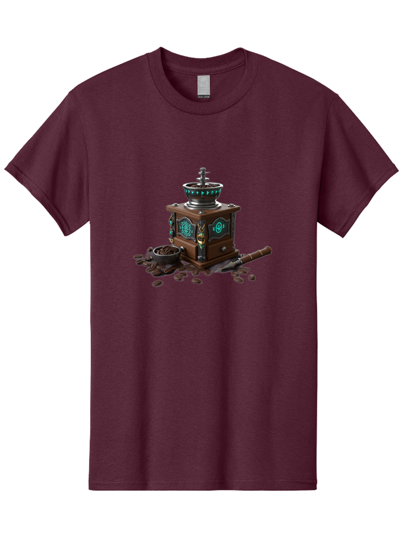 Coffee-Grinder-3 Men'S Graphic Tee, 100% Cotton, Comfortable Casual Summer Wear, Machine Washable, Coffee Grinder, Wooden Coffee Grinder, Coffee Beans, Vintage Coffee, Manual Grinder, Coffee Lovers, Coffee Roasting, Coffee Grinding, Baa373 23