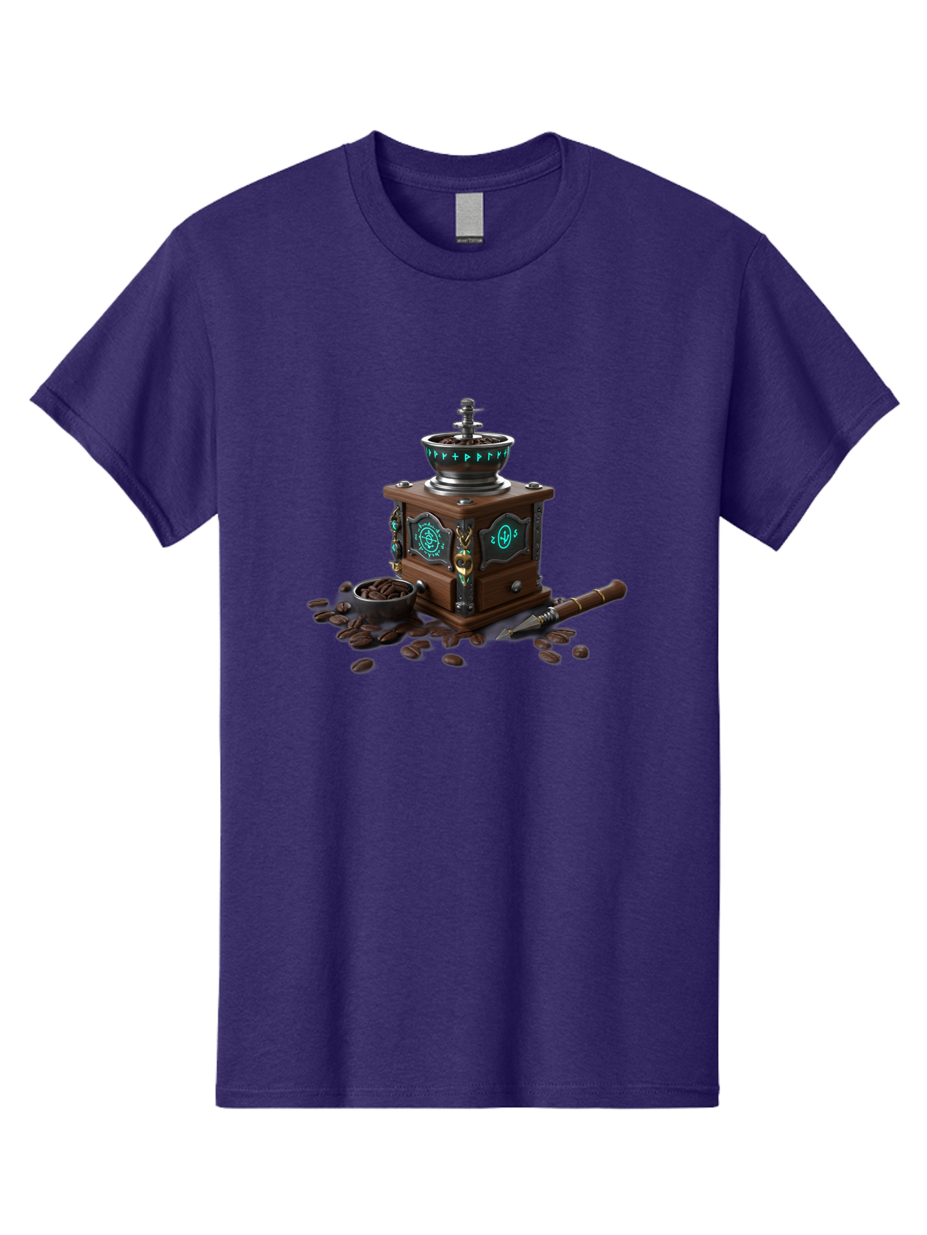 Coffee-Grinder-3 Men'S Graphic Tee, 100% Cotton, Comfortable Casual Summer Wear, Machine Washable, Coffee Grinder, Wooden Coffee Grinder, Coffee Beans, Vintage Coffee, Manual Grinder, Coffee Lovers, Coffee Roasting, Coffee Grinding, Baa373 3