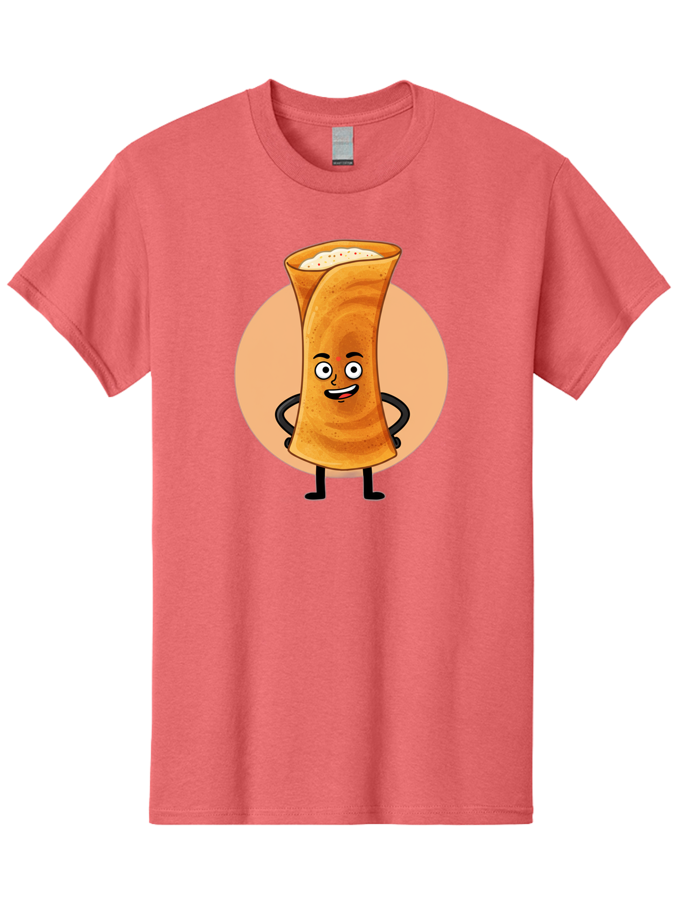 Dabba-Chai Men'S Graphic Tee, 100% Cotton, Comfortable Casual Summer Wear, Machine Washable, Cartoon Cup Of Tea, Dabba Chai, Indian Tea Culture, Anthropomorphic Beverage, Fun Illustration, Masala Chai, Tea Lover, Cute Character Baa437 9