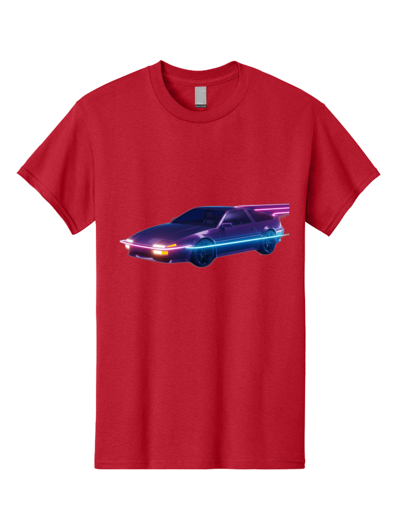 Datsun-280Z Men'S Graphic Tee, 100% Cotton, Comfortable Casual Summer Wear, Machine Washable, Sports Car, Neon Lights, Futuristic Design, Sleek Vehicle, High-Tech Car, Synthwave Aesthetic, Retro-Futurism, Glowing Accents, Modern Style Baa441 23