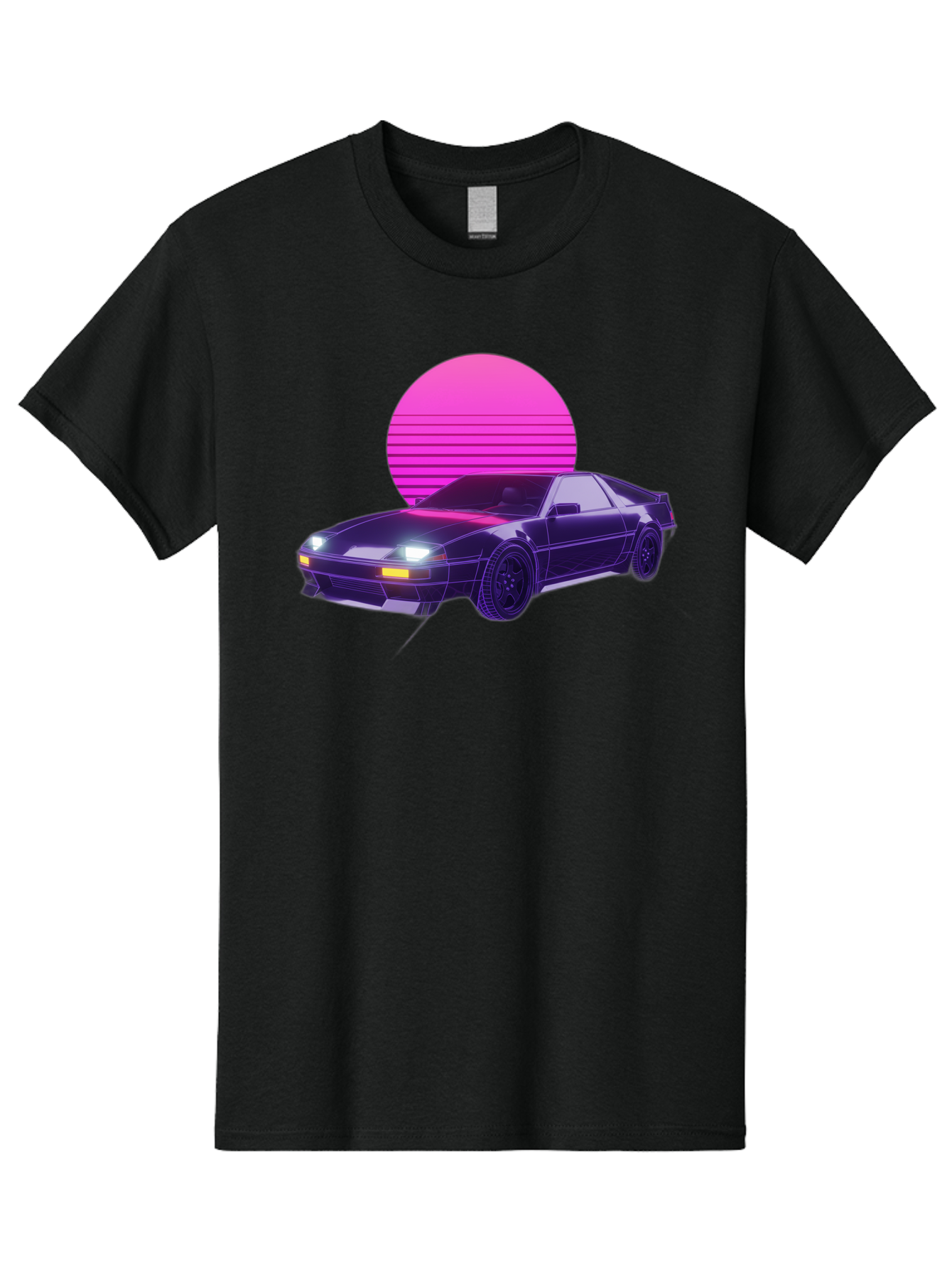 Delorean Men'S Graphic Tee, 100% Cotton, Comfortable Casual Summer Wear, Machine Washable, Delorean Dmc-12 Car, Retro Futuristic Design, Neon Lights, Synthwave Style, Vaporwave Aesthetic, Futuristic Vehicle, Sports Car Baa445 27