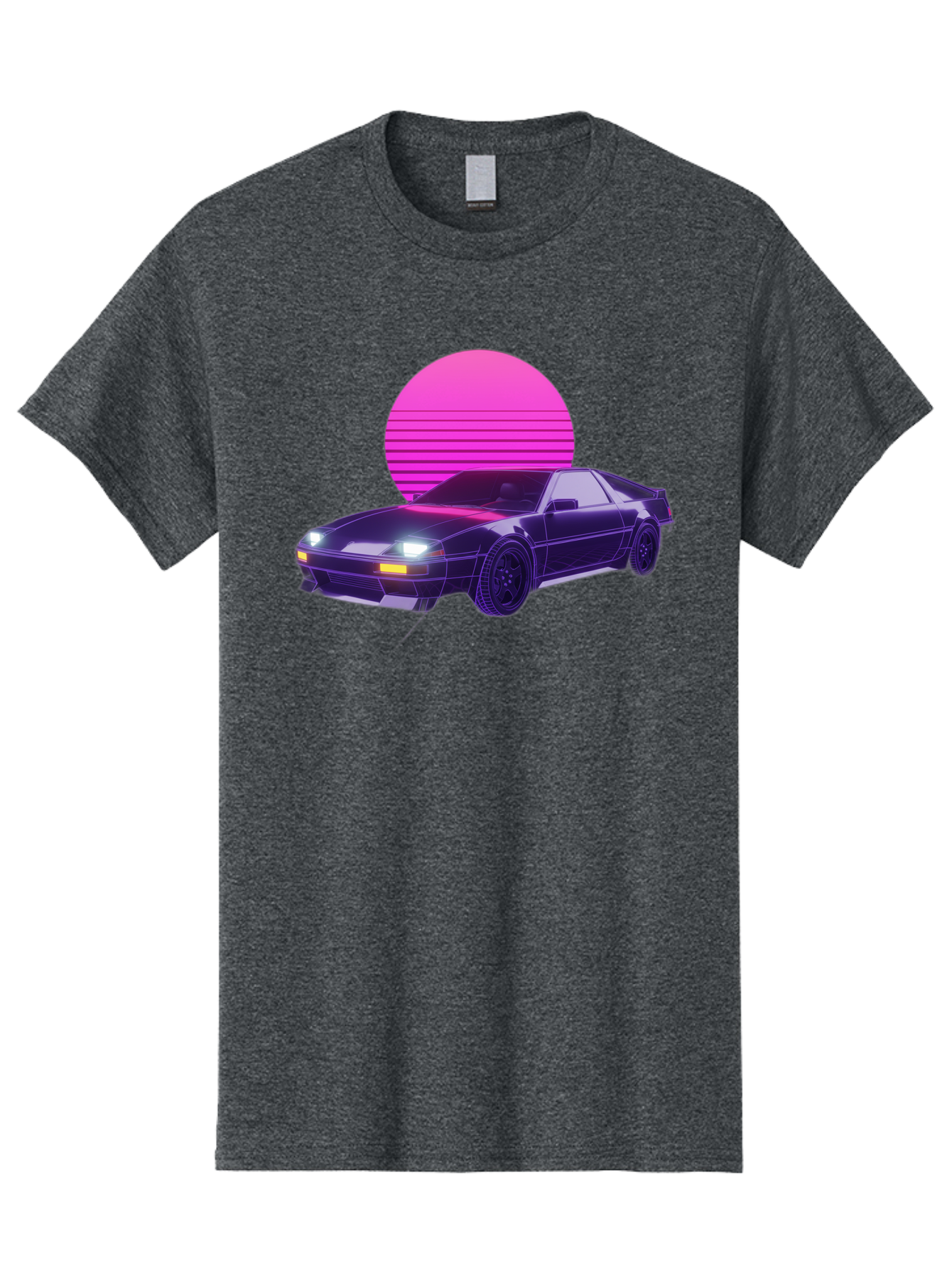 Delorean Men'S Graphic Tee, 100% Cotton, Comfortable Casual Summer Wear, Machine Washable, Delorean Dmc-12 Car, Retro Futuristic Design, Neon Lights, Synthwave Style, Vaporwave Aesthetic, Futuristic Vehicle, Sports Car Baa445 11