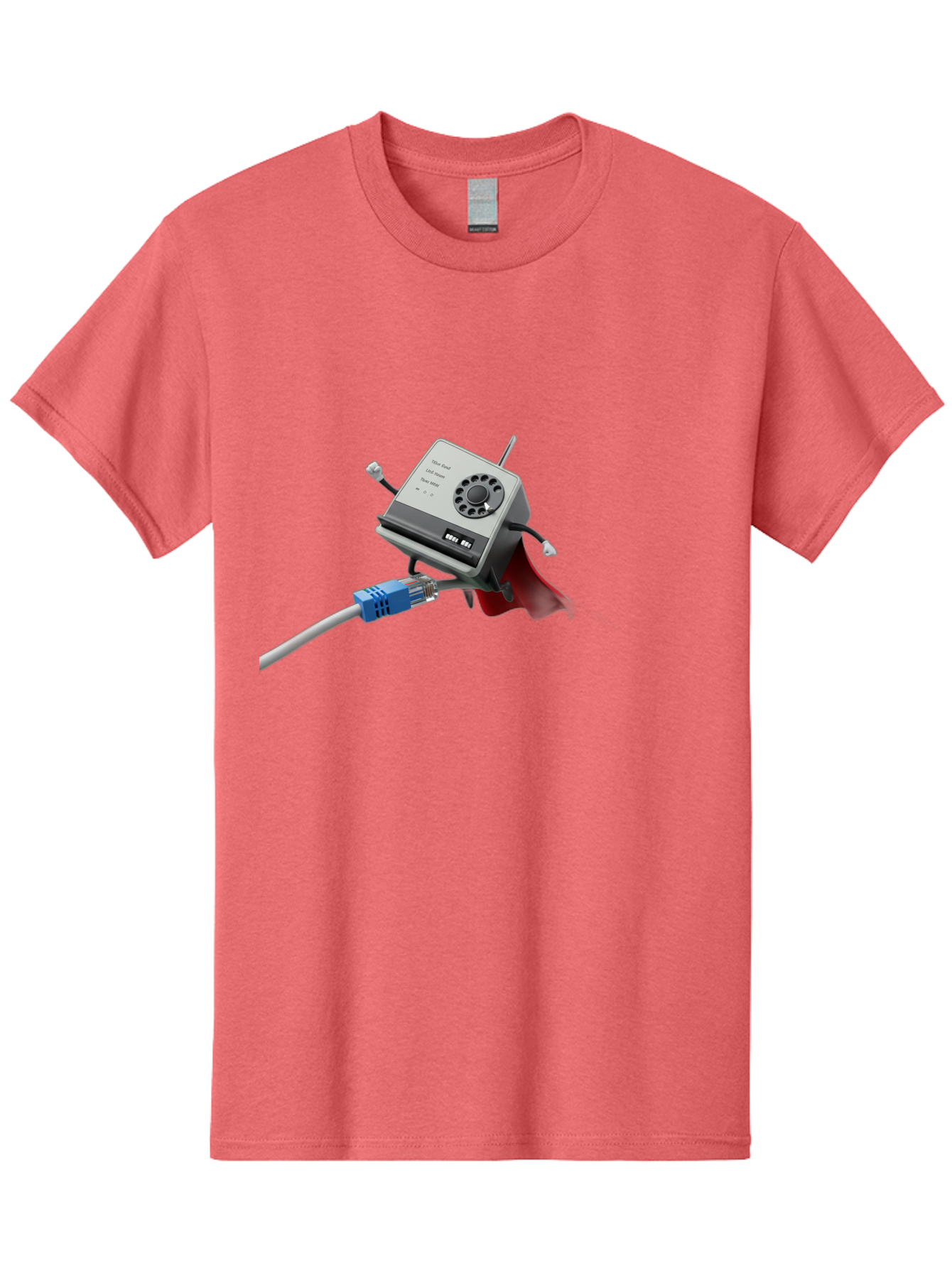 Dial-Up-Modem Men'S Graphic Tee, 100% Cotton, Comfortable Casual Summer Wear, Machine Washable, 56K V.90/V.34 Fax/Data/Voice Modem, Vintage Computer Hardware, Retro Technology, Dial-Up Internet, Nostalgic Tech, Antique Electronics, Baa447 21