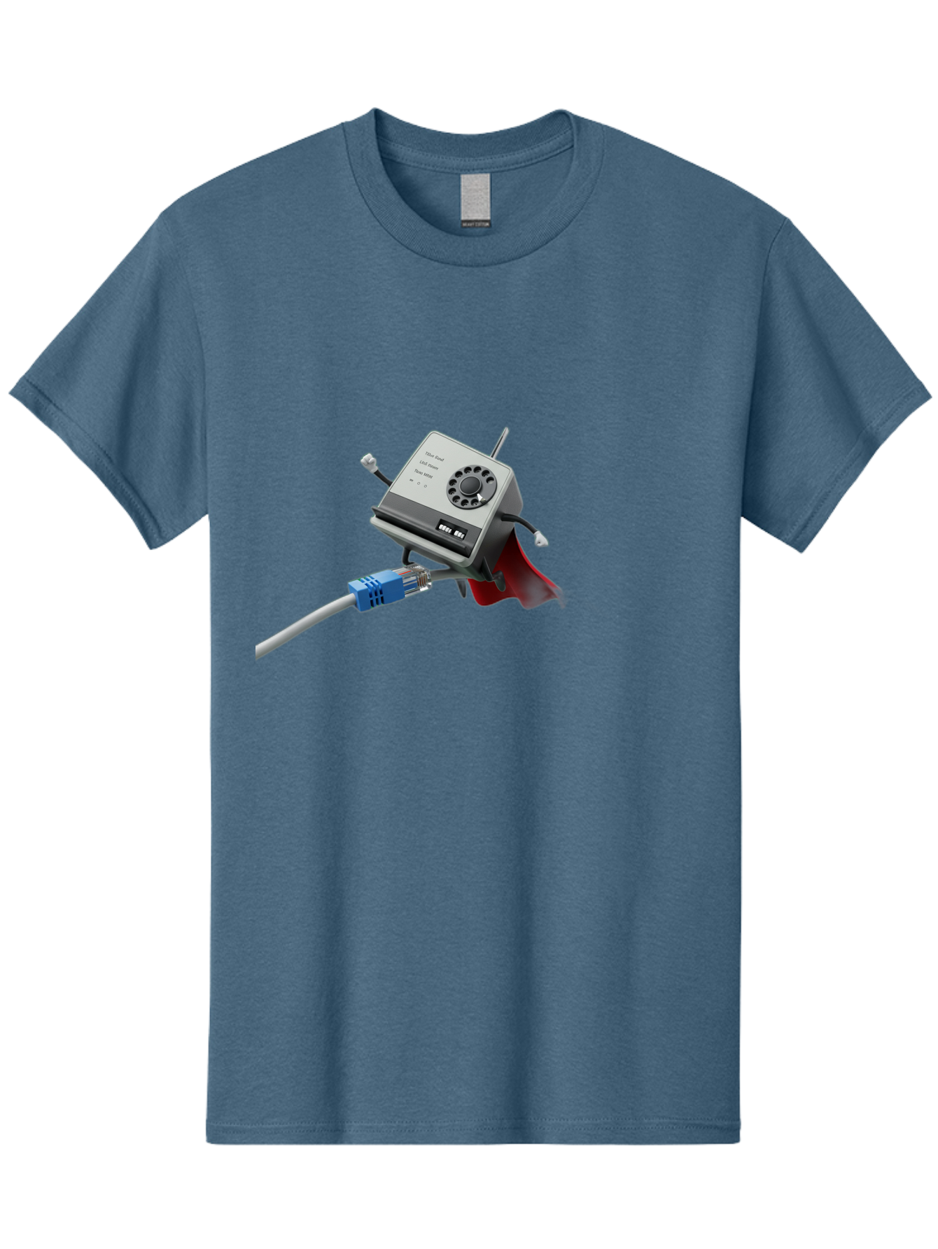 Dial-Up-Modem Men'S Graphic Tee, 100% Cotton, Comfortable Casual Summer Wear, Machine Washable, 56K V.90/V.34 Fax/Data/Voice Modem, Vintage Computer Hardware, Retro Technology, Dial-Up Internet, Nostalgic Tech, Antique Electronics, Baa447 5