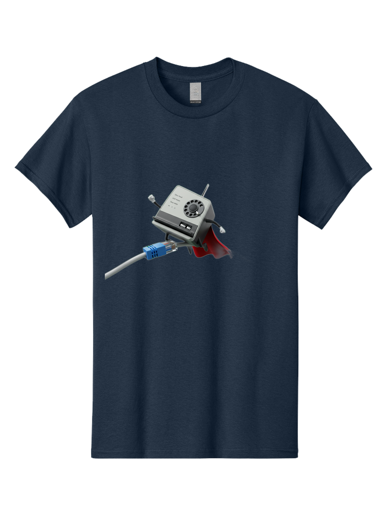Dial-Up-Modem Men'S Graphic Tee, 100% Cotton, Comfortable Casual Summer Wear, Machine Washable, 56K V.90/V.34 Fax/Data/Voice Modem, Vintage Computer Hardware, Retro Technology, Dial-Up Internet, Nostalgic Tech, Antique Electronics, Baa447 15