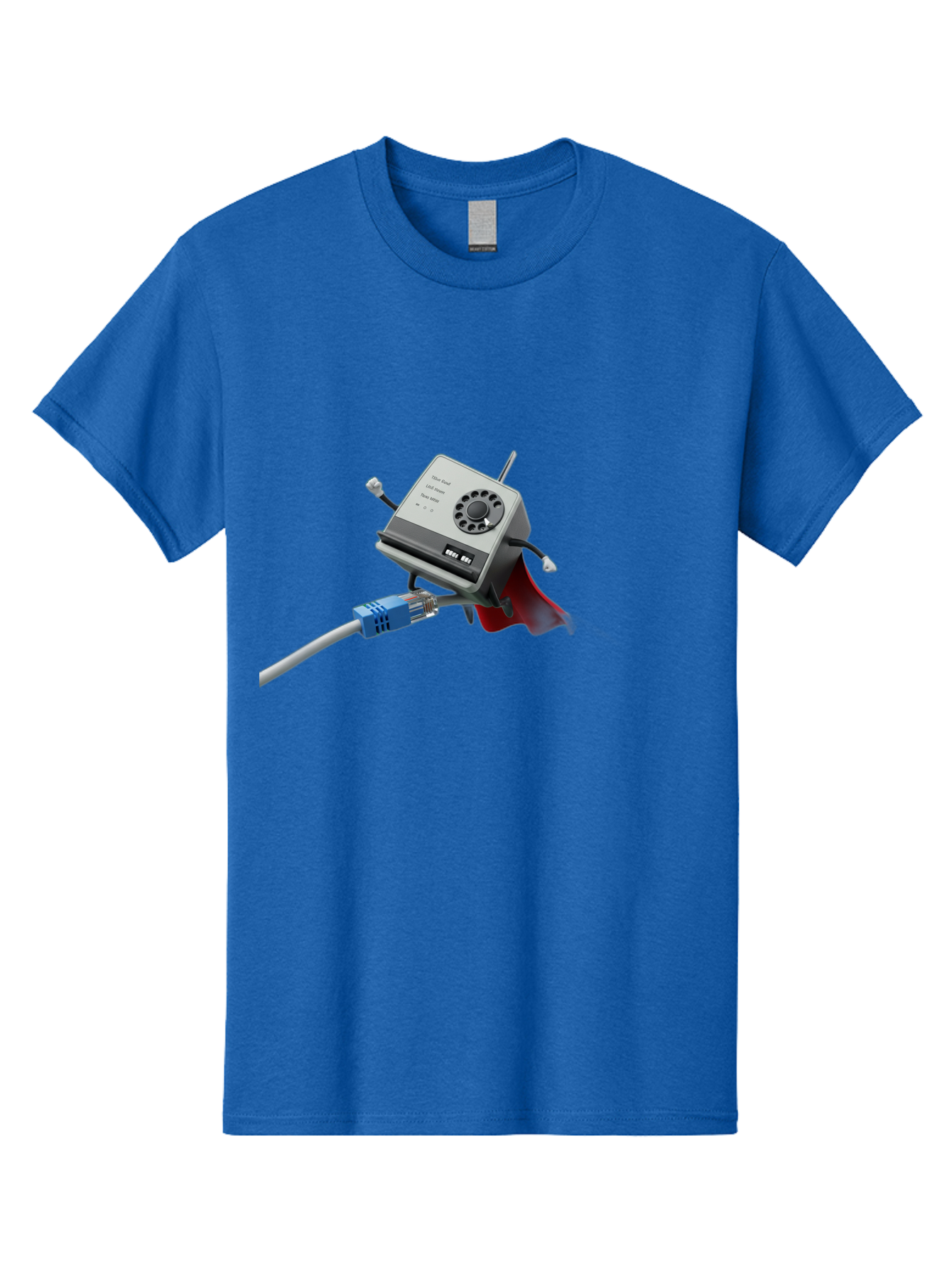 Dial-Up-Modem Men'S Graphic Tee, 100% Cotton, Comfortable Casual Summer Wear, Machine Washable, 56K V.90/V.34 Fax/Data/Voice Modem, Vintage Computer Hardware, Retro Technology, Dial-Up Internet, Nostalgic Tech, Antique Electronics, Baa447 7