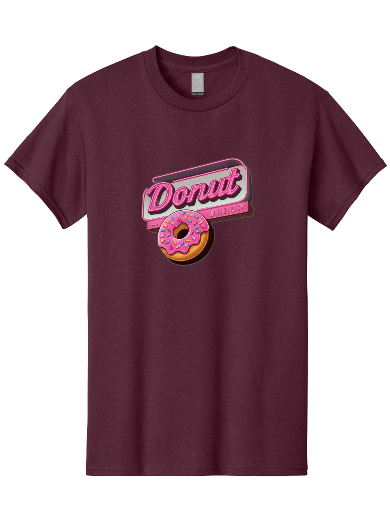 Donut-5 Men'S Graphic Tee, 100% Cotton, Comfortable Casual Summer Wear, Machine Washable, Donut With Pink Glaze And Sprinkles, Donut Shop Sign, Sweet Treats, Bakery, Dessert, Colorful, Pastel, Tasty, Donut Lover, Treat Yourself Baa499 29