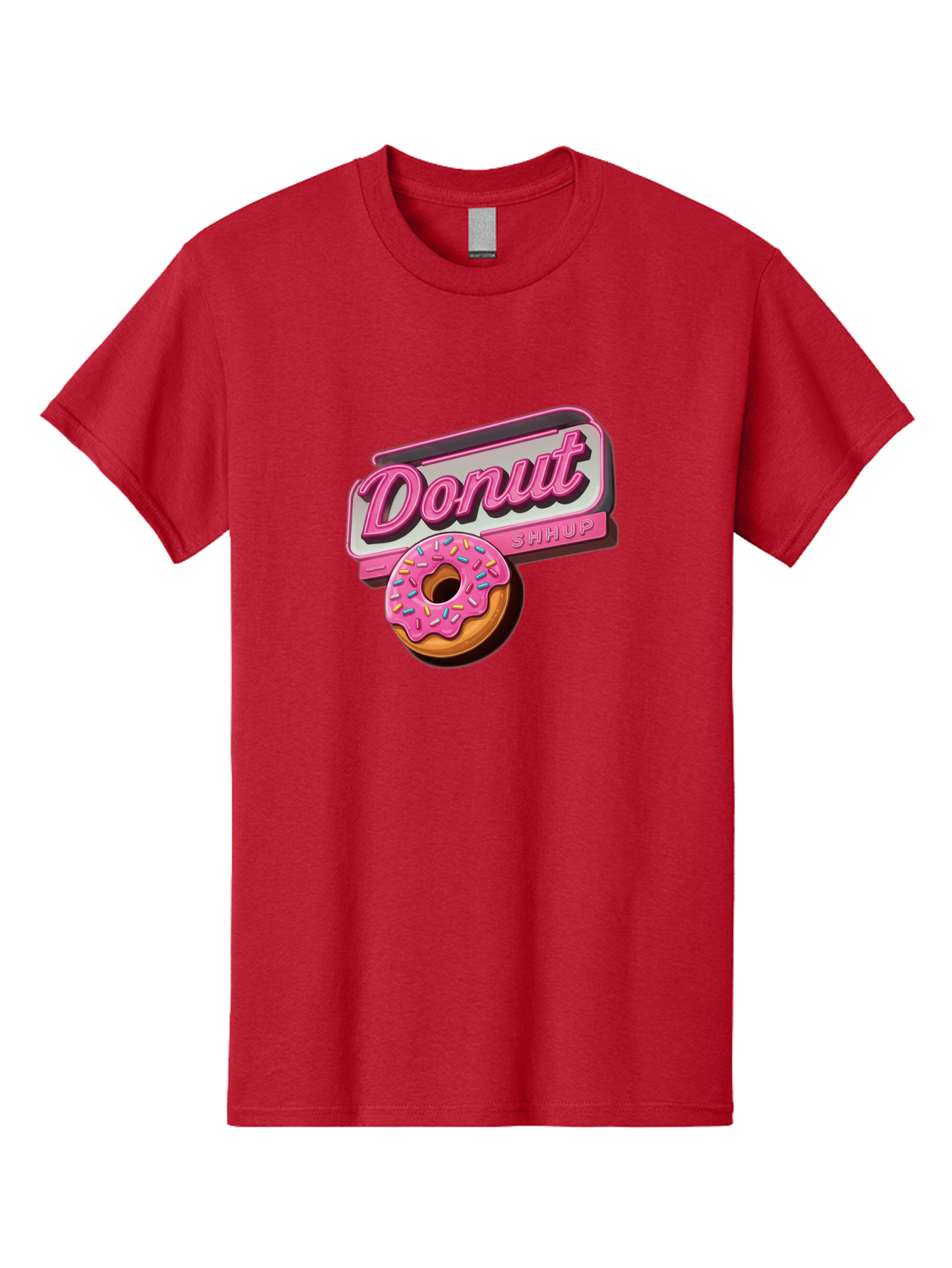 Donut-5 Men'S Graphic Tee, 100% Cotton, Comfortable Casual Summer Wear, Machine Washable, Donut With Pink Glaze And Sprinkles, Donut Shop Sign, Sweet Treats, Bakery, Dessert, Colorful, Pastel, Tasty, Donut Lover, Treat Yourself Baa499 27