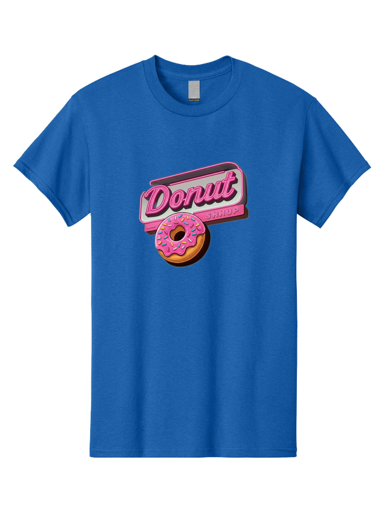 Donut-5 Men'S Graphic Tee, 100% Cotton, Comfortable Casual Summer Wear, Machine Washable, Donut With Pink Glaze And Sprinkles, Donut Shop Sign, Sweet Treats, Bakery, Dessert, Colorful, Pastel, Tasty, Donut Lover, Treat Yourself Baa499 17