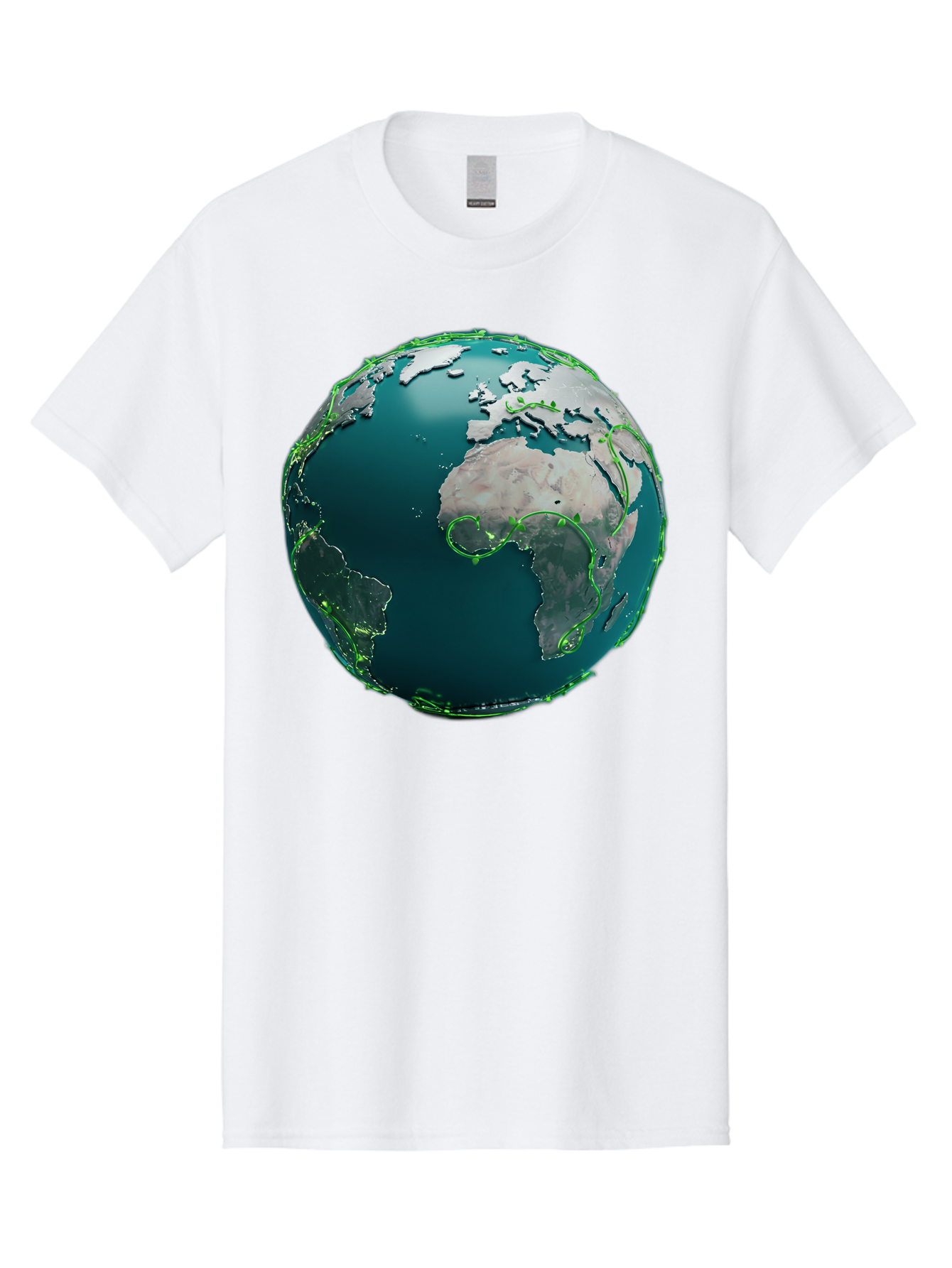 Earth-Globe-2 Men'S Graphic Tee, 100% Cotton, Comfortable Casual Summer Wear, Machine Washable, 3D Globe, World Map, Global Geography, International Boundaries, Africa And South America, Oceanic And Continental Landmasses, Baa577 17