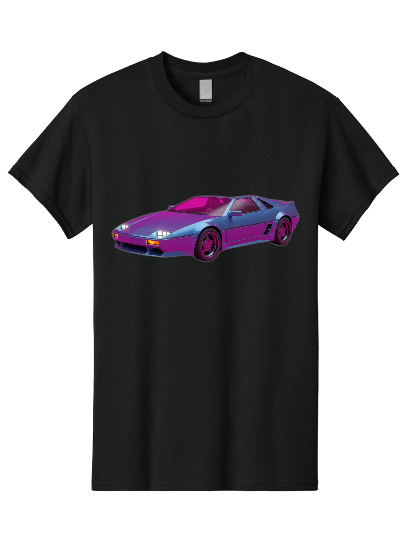 Ferrari-288-Gto Men'S Graphic Tee, 100% Cotton, Comfortable Casual Summer Wear, Machine Washable, Ferrari 288 Gto, Sports Car, Sleek Design, Vibrant Colors, Purple And Pink Gradient, Luxury Vehicle, High-Performance Car, Classic Ferrari Model, Baa670 23
