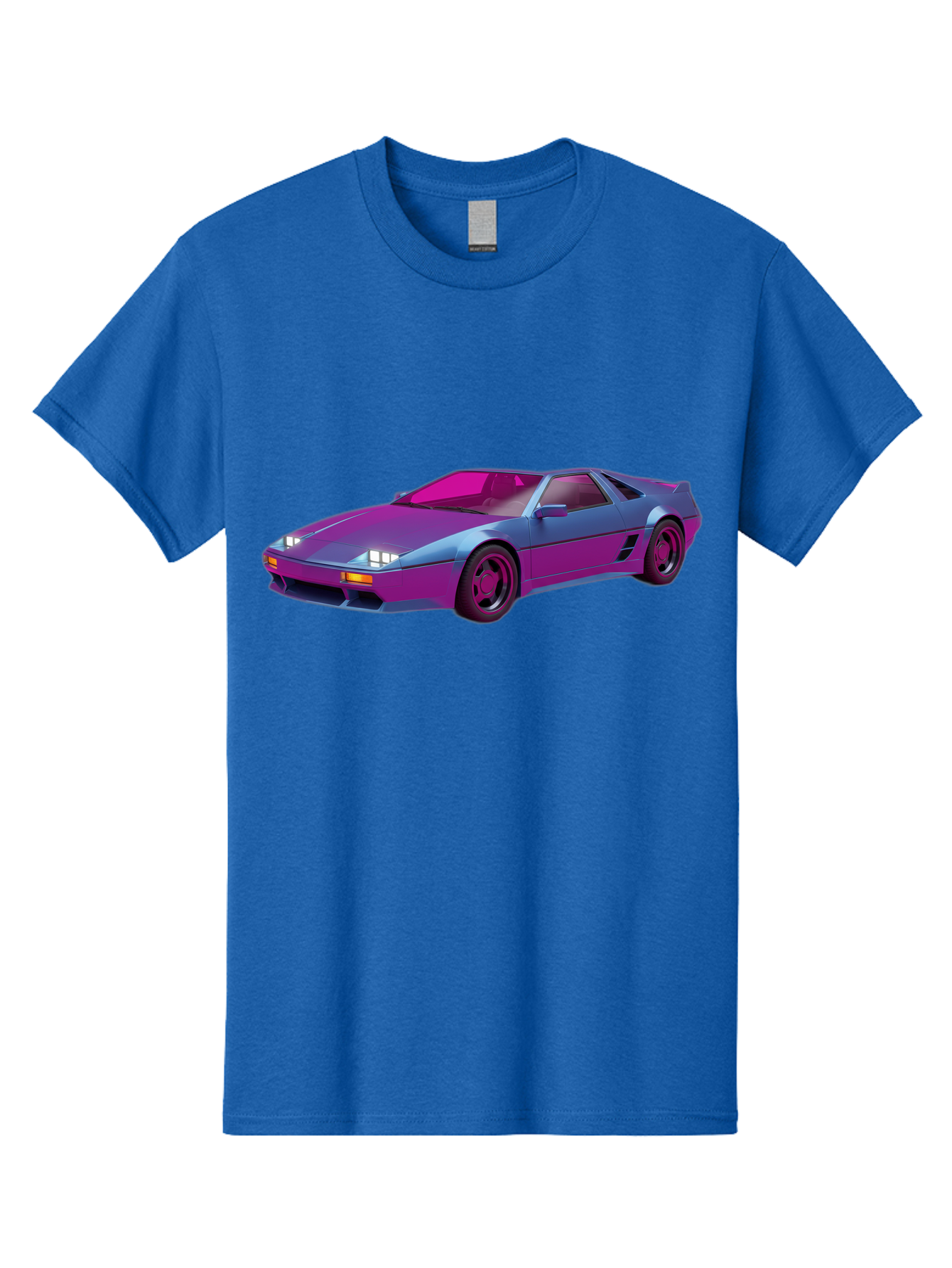 Ferrari-288-Gto Men'S Graphic Tee, 100% Cotton, Comfortable Casual Summer Wear, Machine Washable, Ferrari 288 Gto, Sports Car, Sleek Design, Vibrant Colors, Purple And Pink Gradient, Luxury Vehicle, High-Performance Car, Classic Ferrari Model, Baa670 11